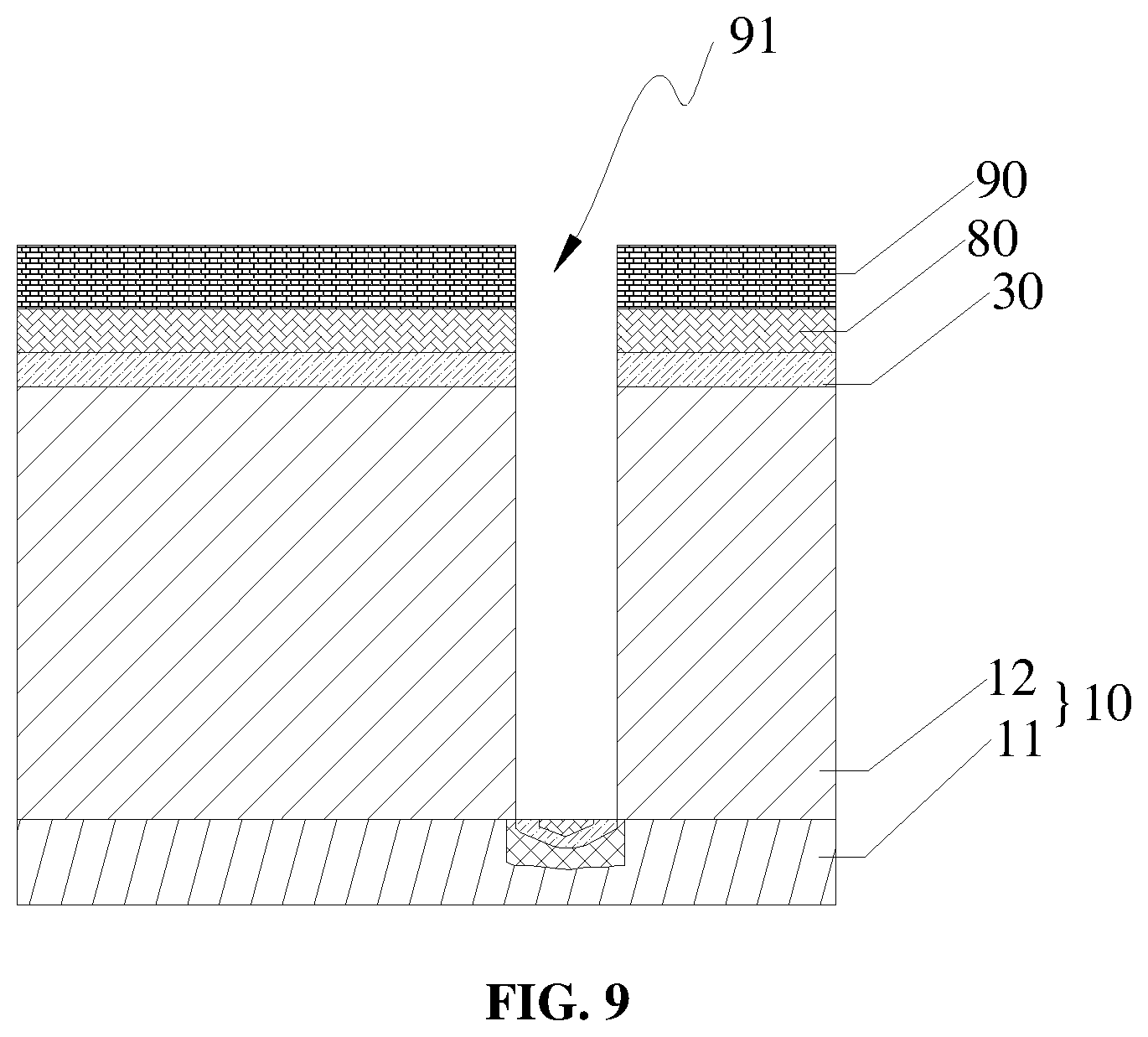 Patent US12610812 Figure 9 – Semiconductor structure, fabrication method for semiconductor structure and memory
