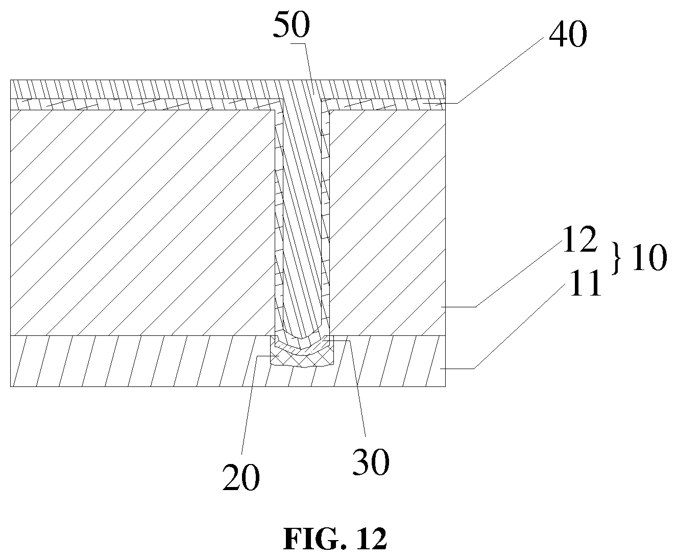 Patent US12610812 Figure 12 – Semiconductor structure, fabrication method for semiconductor structure and memory