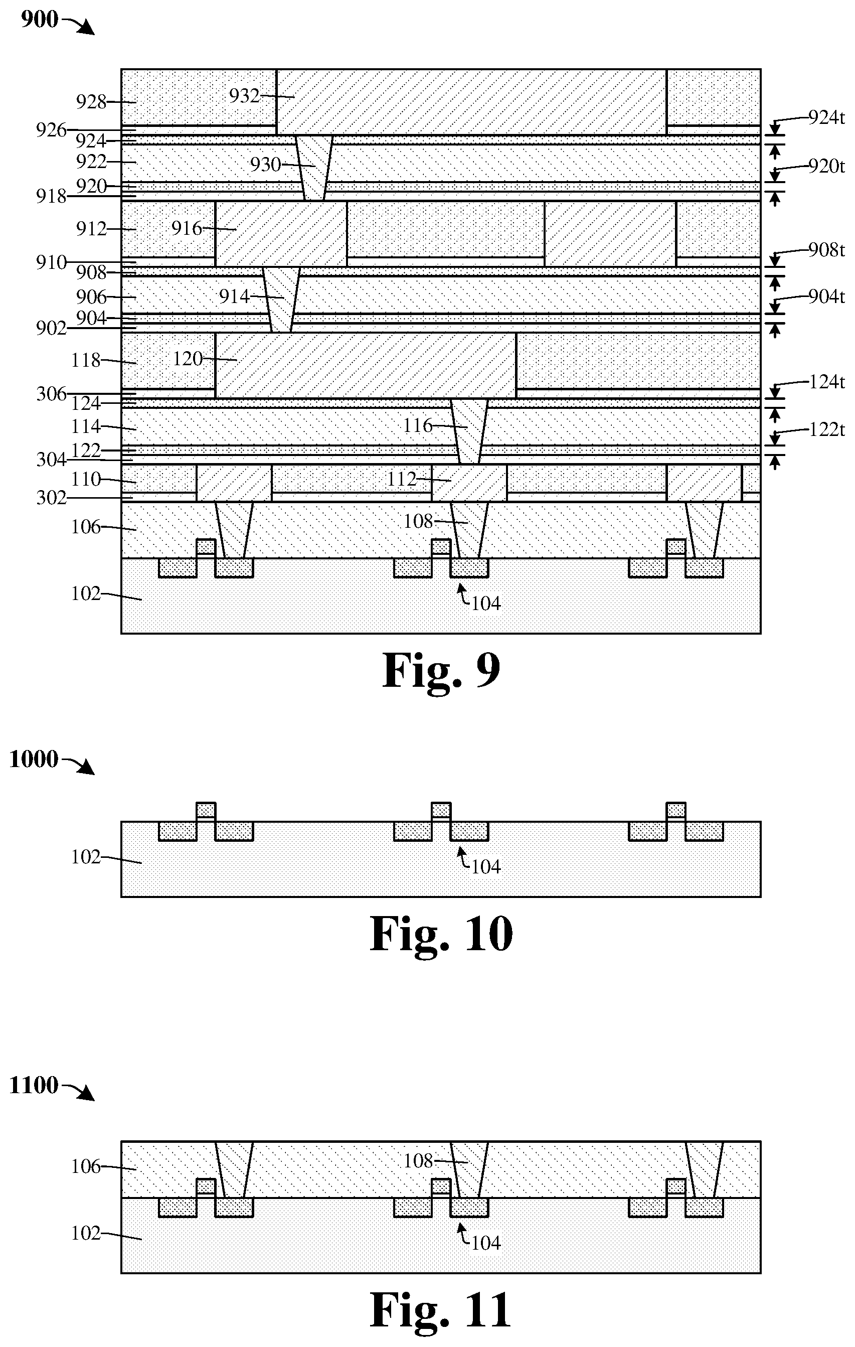 Patent US12610813 Figure 4 – Interconnect structure including charged dielectric layers