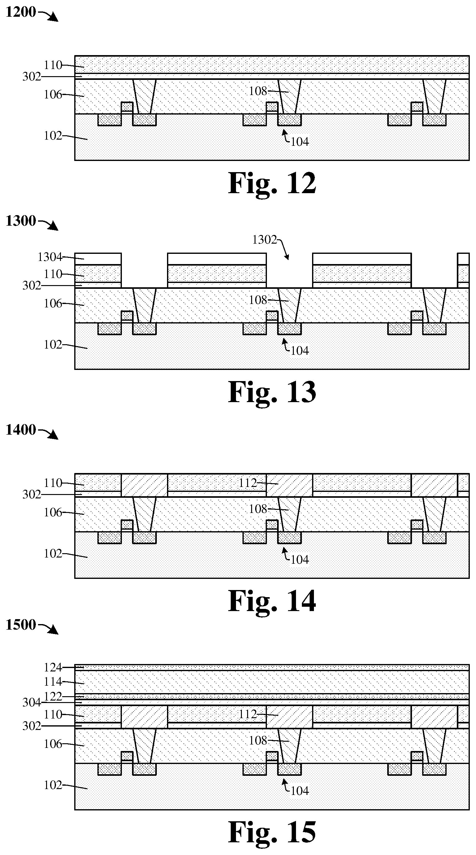 Patent US12610813 Figure 5 – Interconnect structure including charged dielectric layers