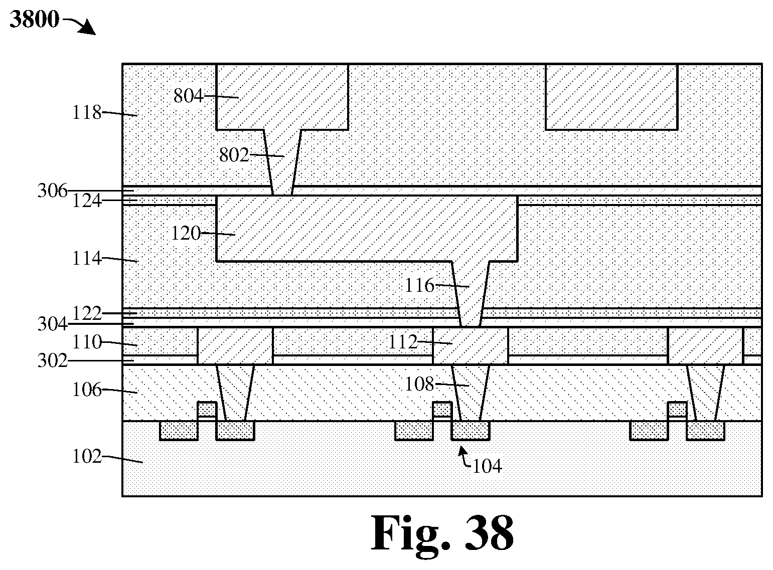 Patent US12610813 Figure 18 – Interconnect structure including charged dielectric layers