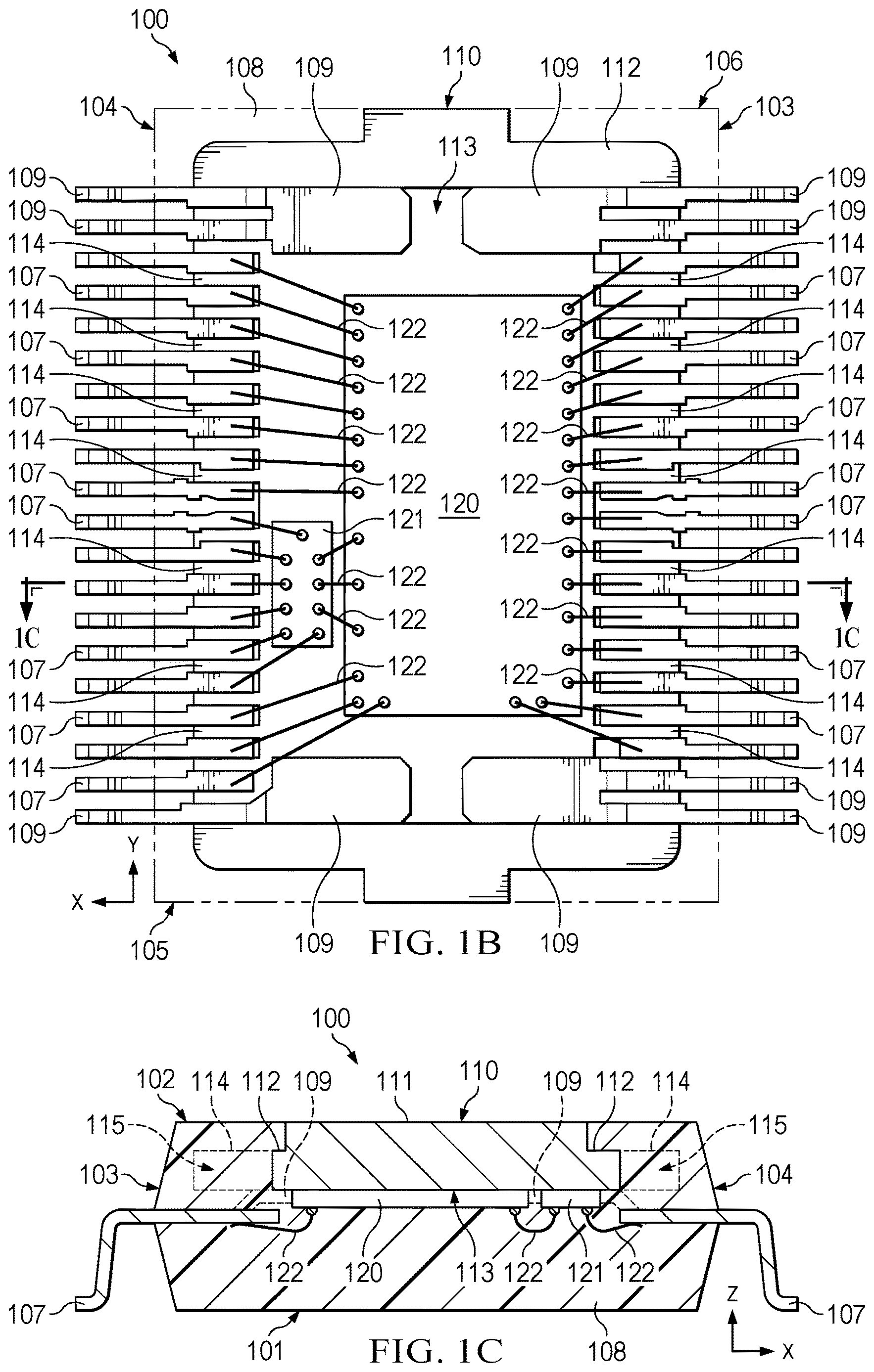 Patent US12610815 Figure 3 – Bond wire reliability and process with high thermal performance in small outline package