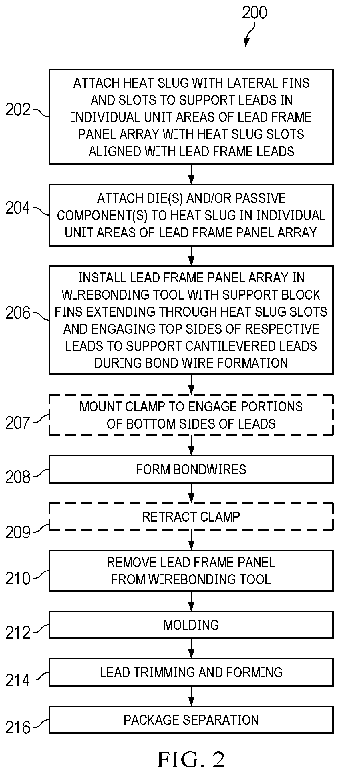 Patent US12610815 Figure 6 – Bond wire reliability and process with high thermal performance in small outline package