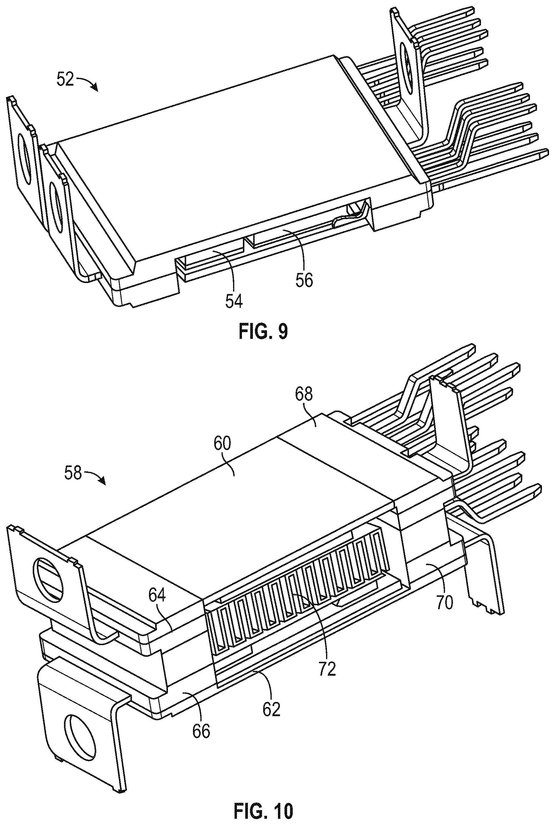 Patent US12610818 Figure 5 – Single switch direct cooling assemblies and related methods