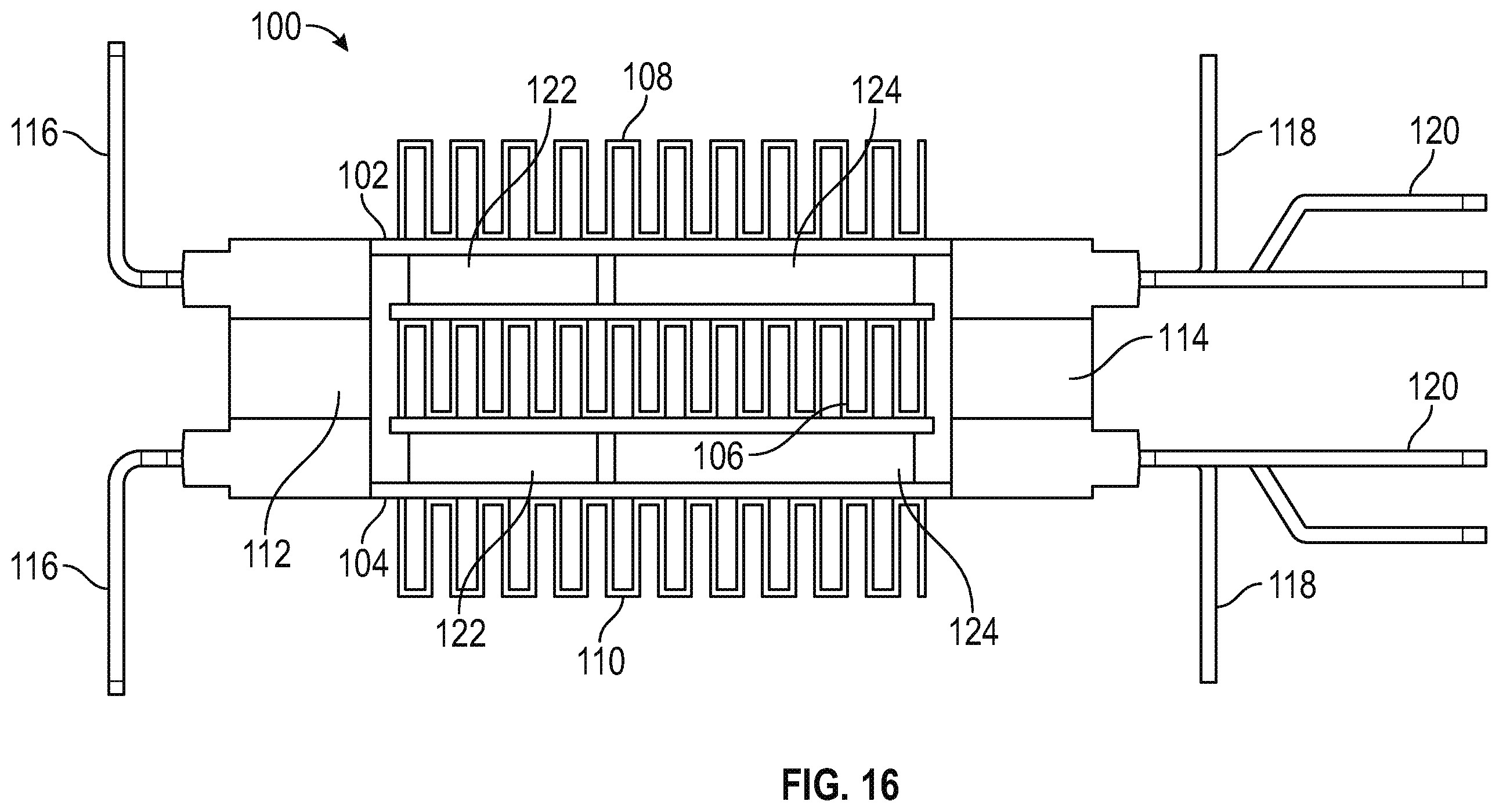 Patent US12610818 Figure 10 – Single switch direct cooling assemblies and related methods