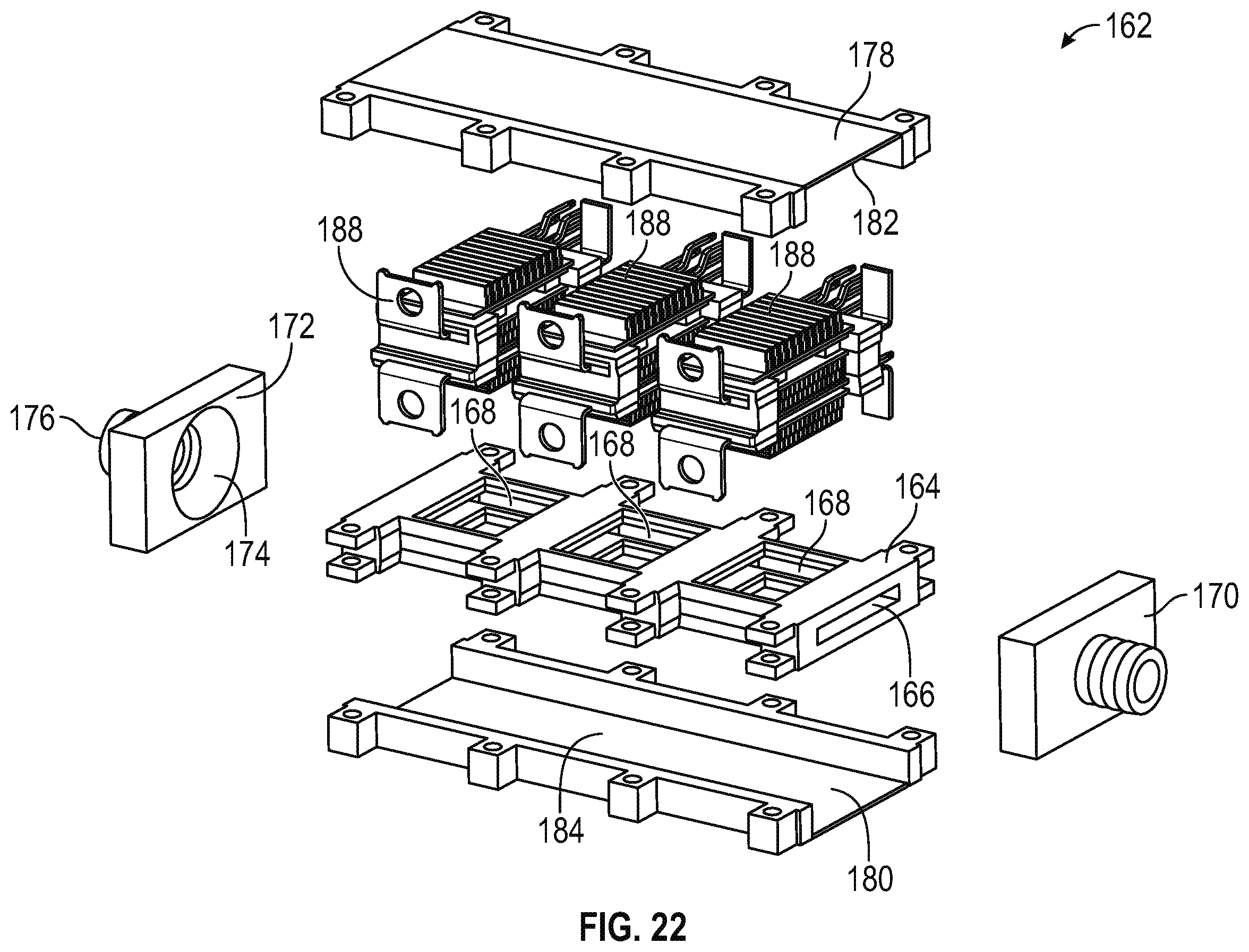 Patent US12610818 Figure 16 – Single switch direct cooling assemblies and related methods