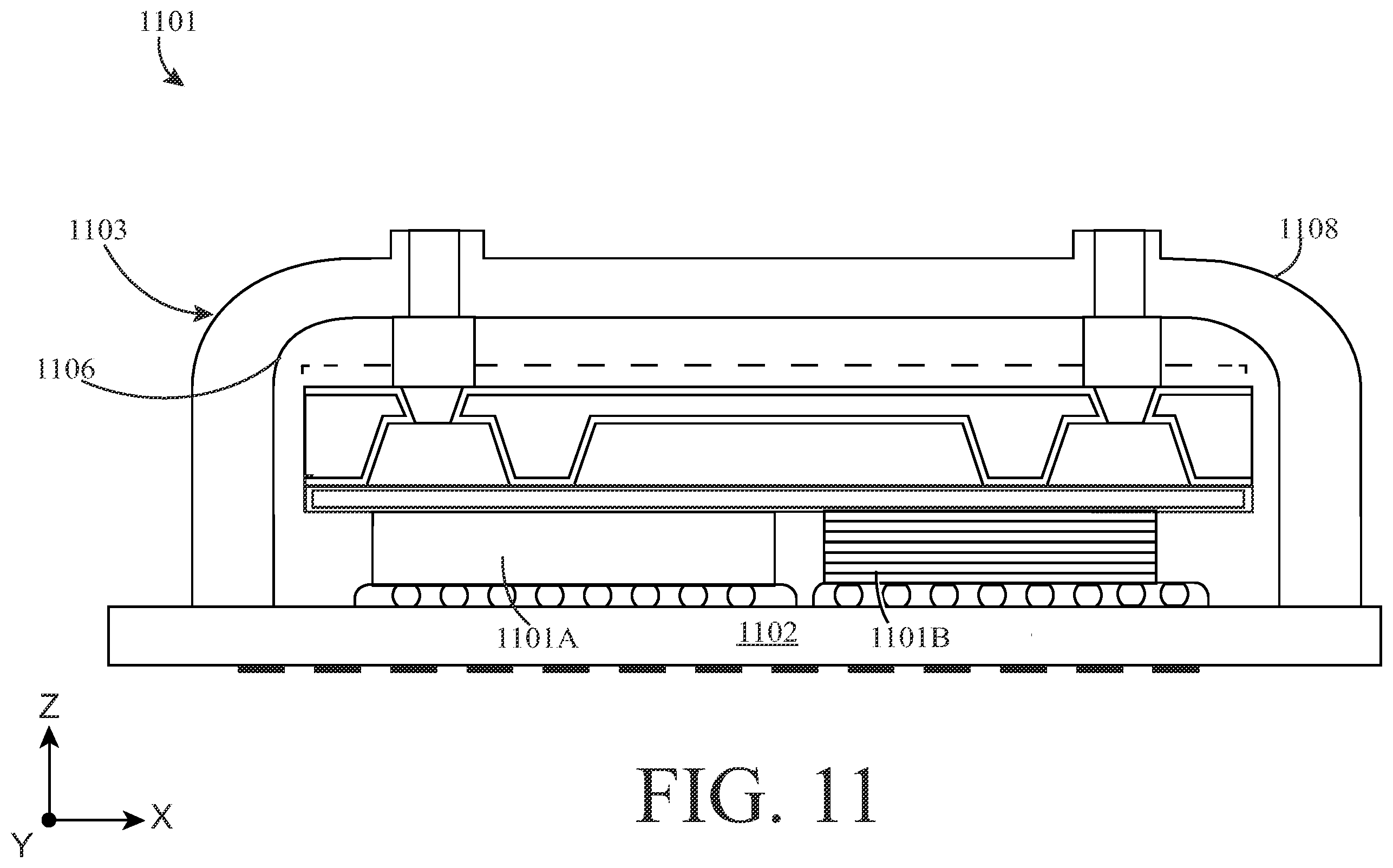 Patent US12610819 Figure 14 – Integrated cooling assemblies for advanced device packaging and methods of manufacturing the same