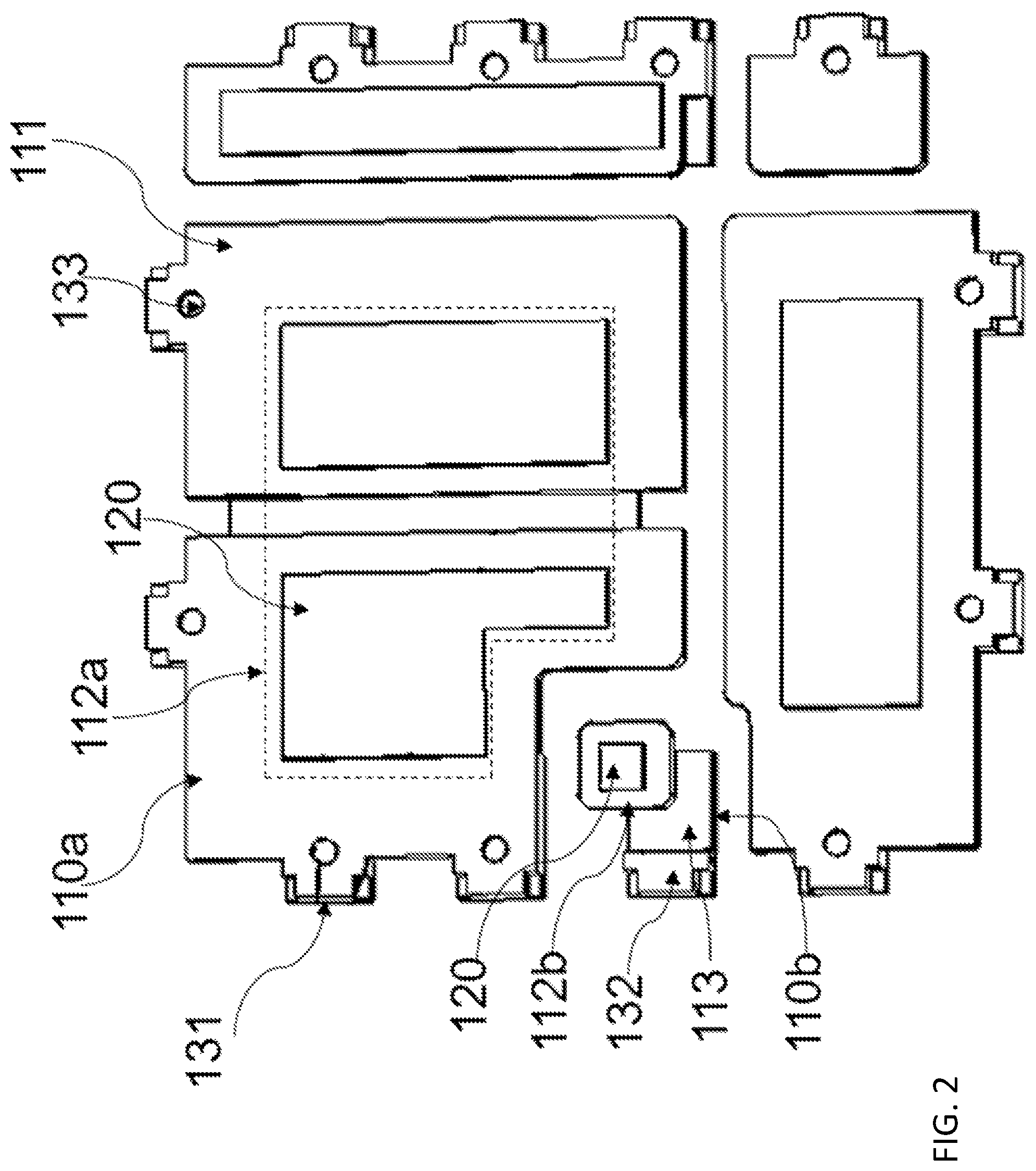 Patent US12610828 Figure 2 – Lead frame, packaging structure and packaging method