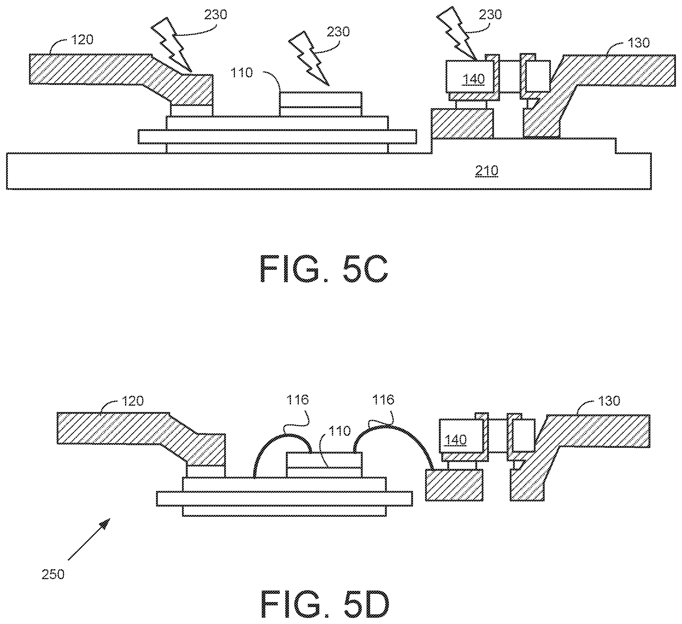 Patent US12610829 Figure 8 – Power module package with molded via and dual side press-fit pin