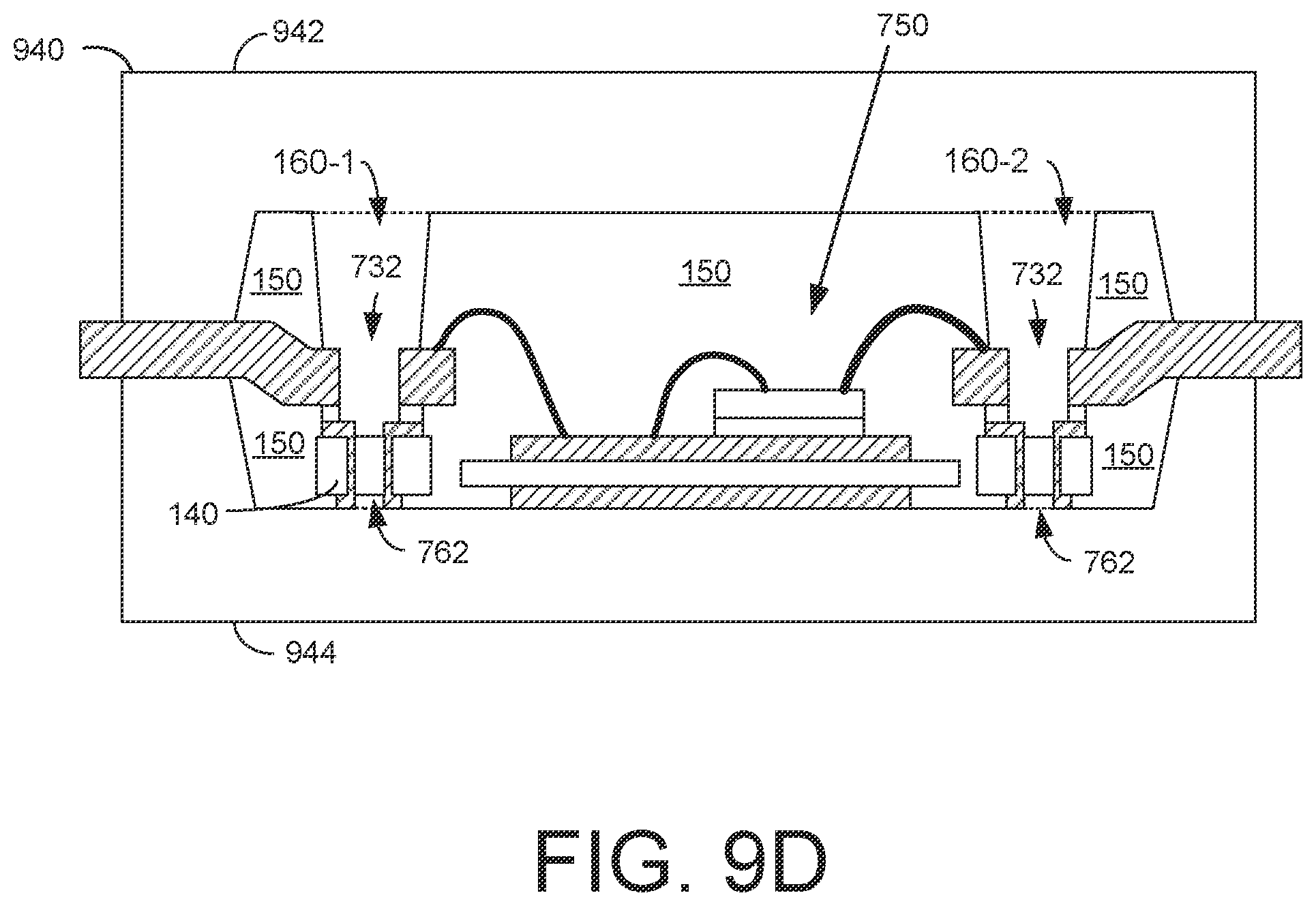 Patent US12610829 Figure 18 – Power module package with molded via and dual side press-fit pin