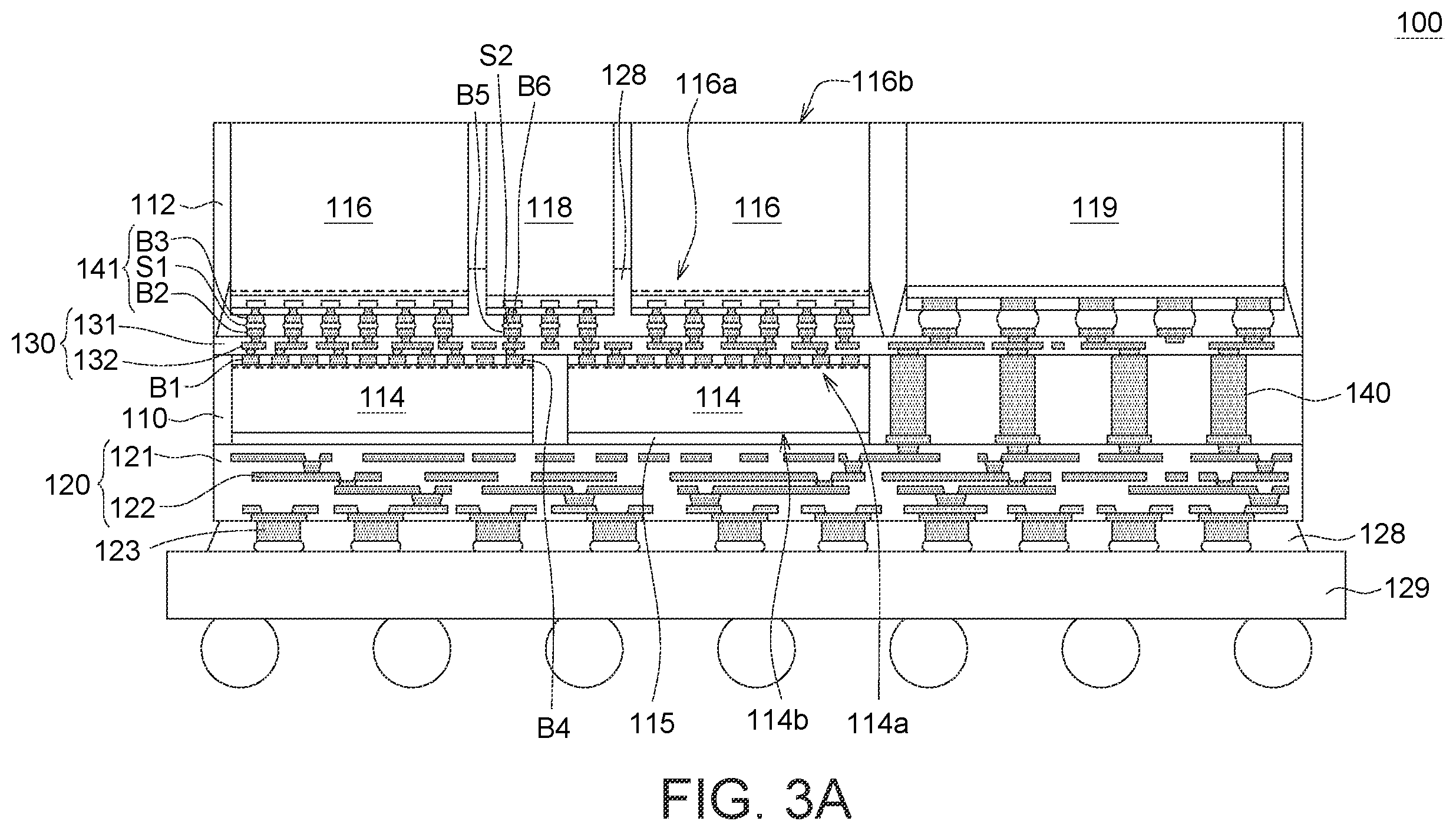 Patent US12610834 Figure 5 – Semiconductor device package structure and manufacturing method thereof
