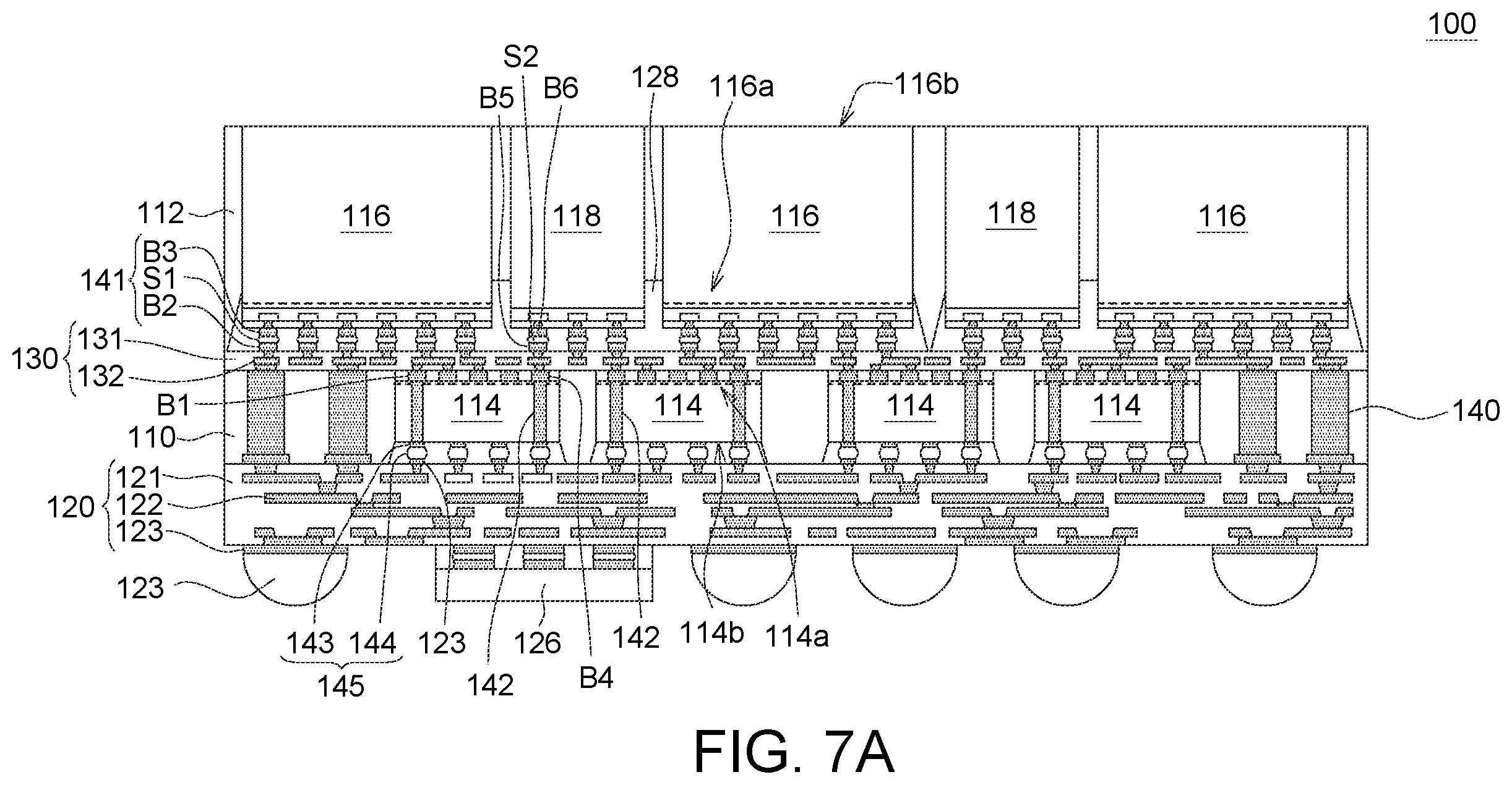 Patent US12610834 Figure 13 – Semiconductor device package structure and manufacturing method thereof