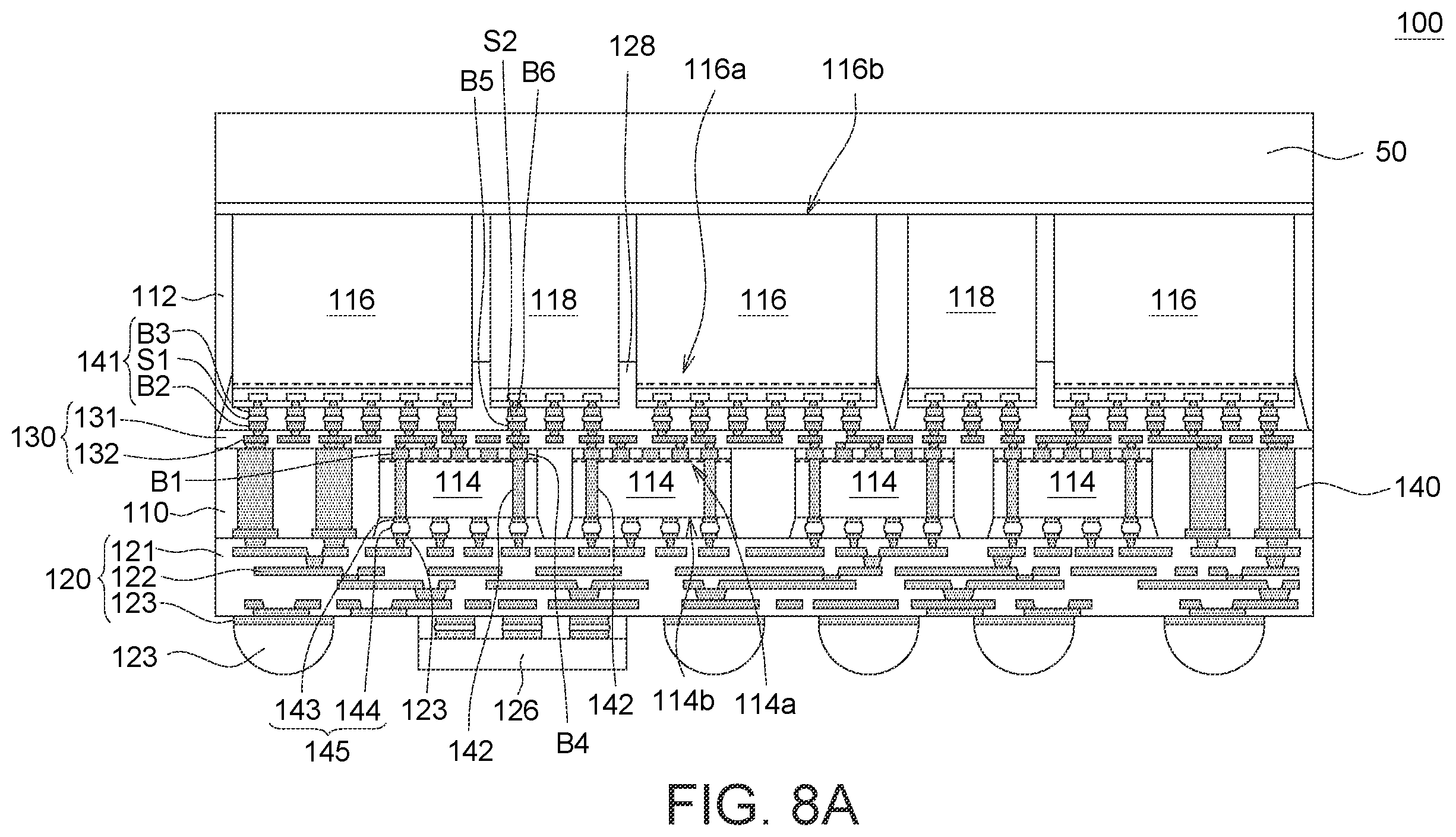 Patent US12610834 Figure 15 – Semiconductor device package structure and manufacturing method thereof