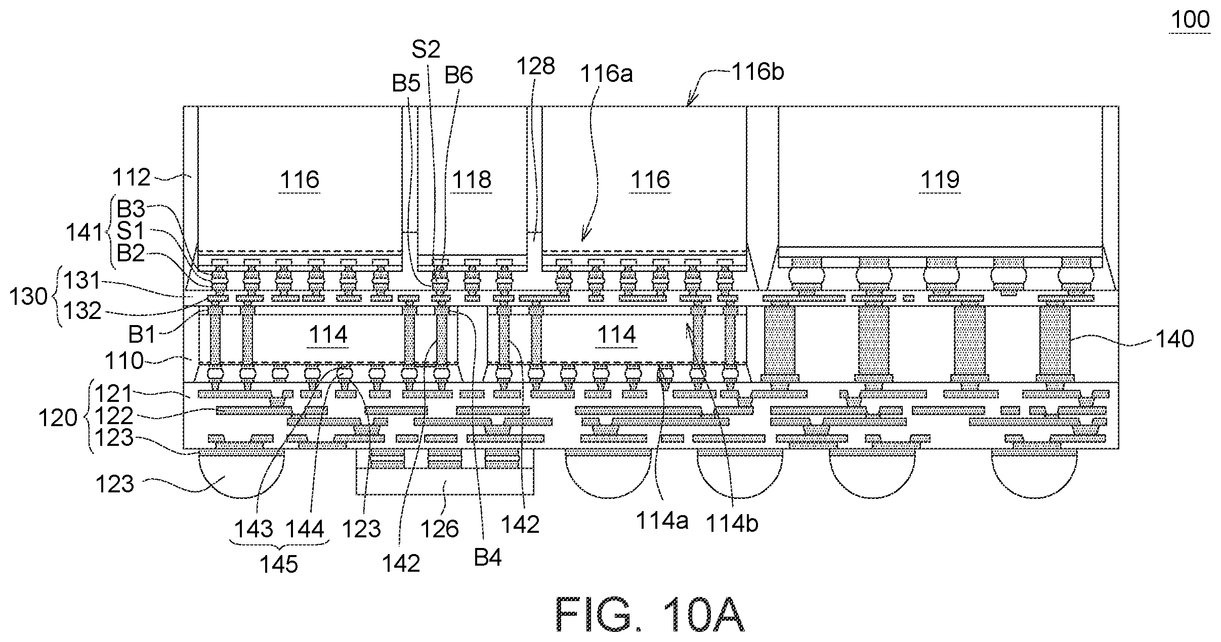 Patent US12610834 Figure 19 – Semiconductor device package structure and manufacturing method thereof