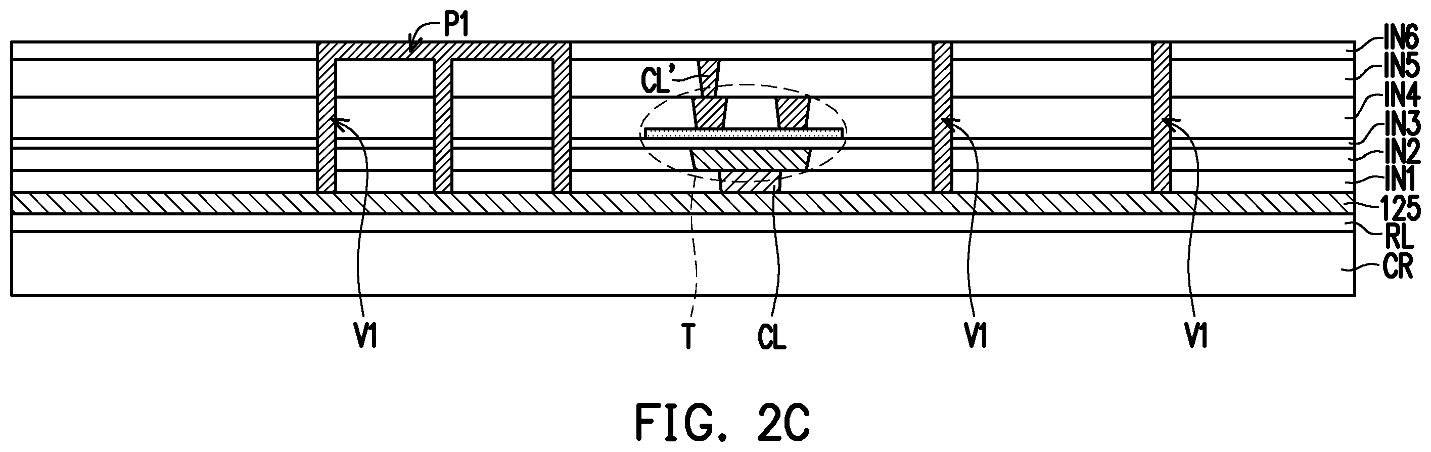 Patent US12610835 Figure 4 – Interposer substrate, package structure and manufacturing method of package structure
