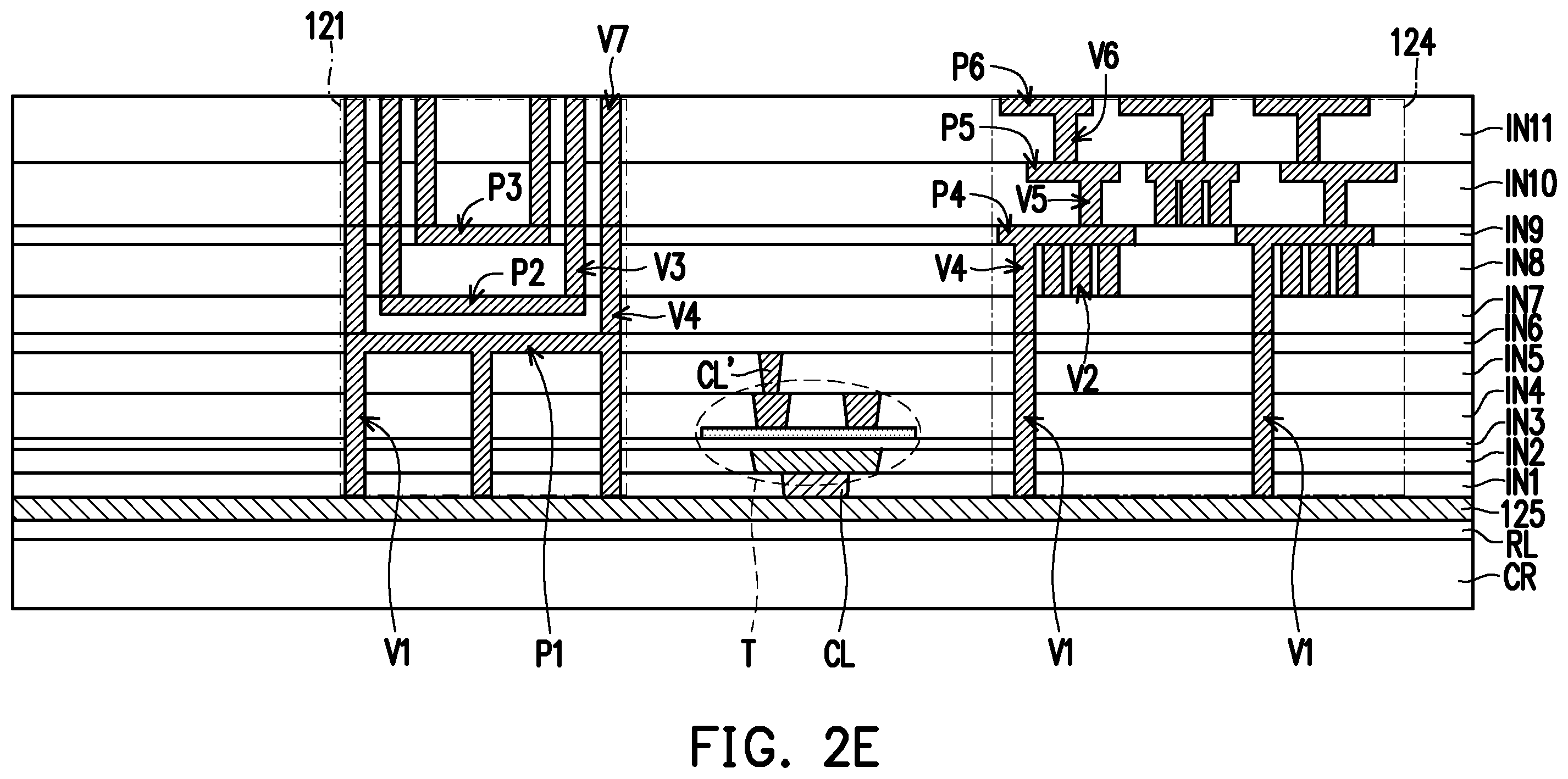 Patent US12610835 Figure 6 – Interposer substrate, package structure and manufacturing method of package structure