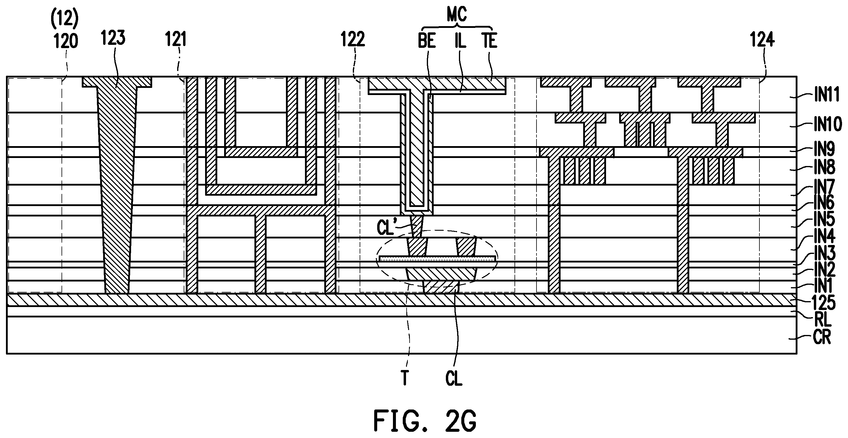 Patent US12610835 Figure 8 – Interposer substrate, package structure and manufacturing method of package structure