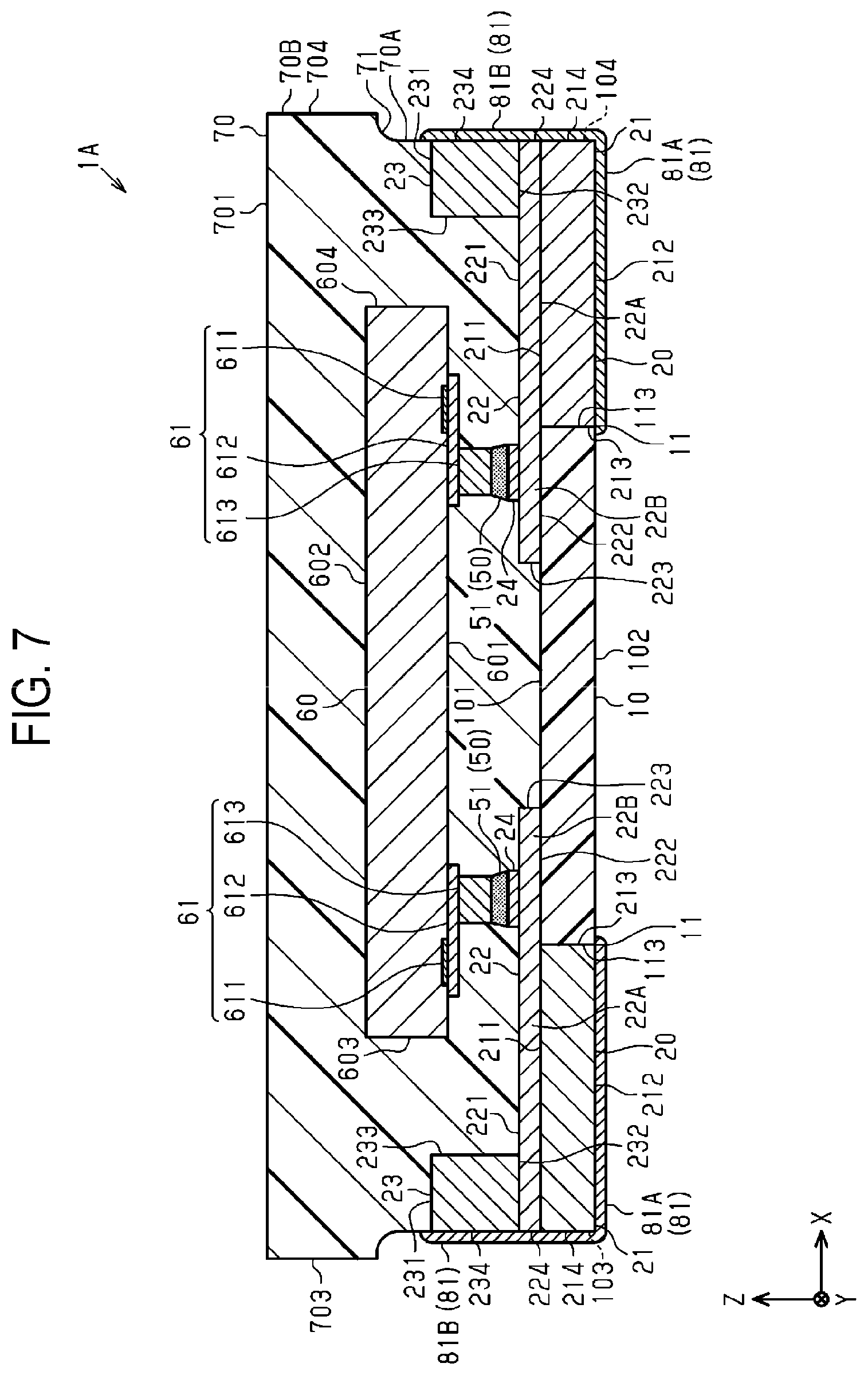 Patent US12610836 Figure 7 – Semiconductor device