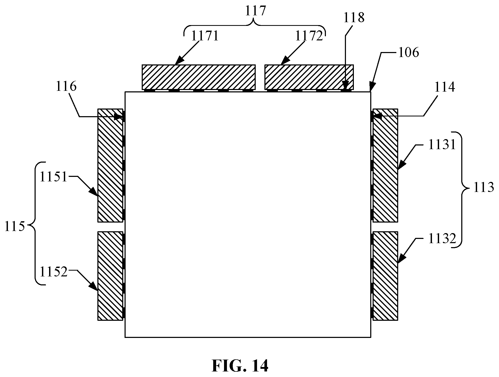 Patent US12610837 Figure 9 – Laterally mounted and packaged structure and manufacturing method thereof