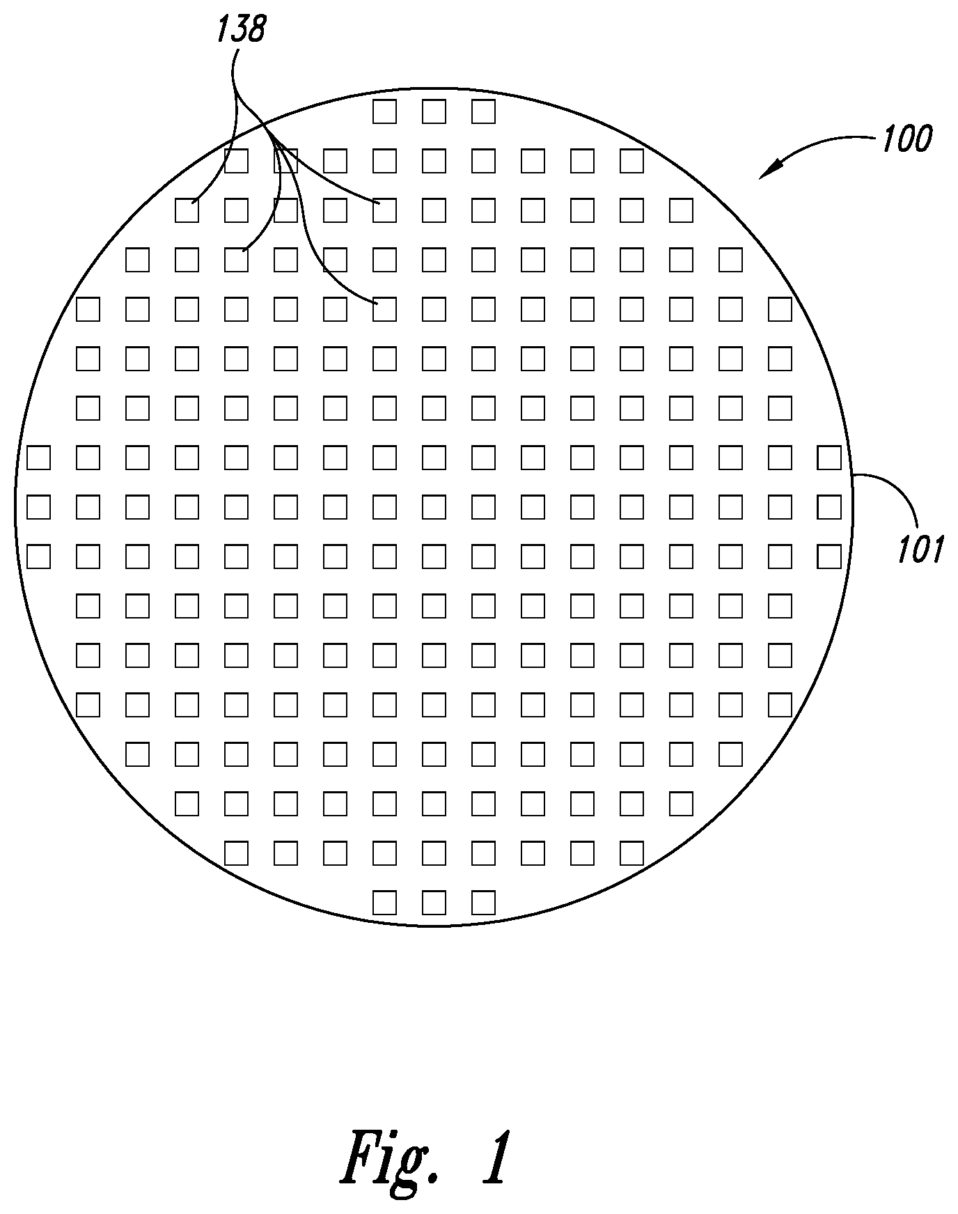 Patent US12610839 Figure 1 – Packaged microelectronic devices having stacked interconnect elements and methods for manufacturing the same