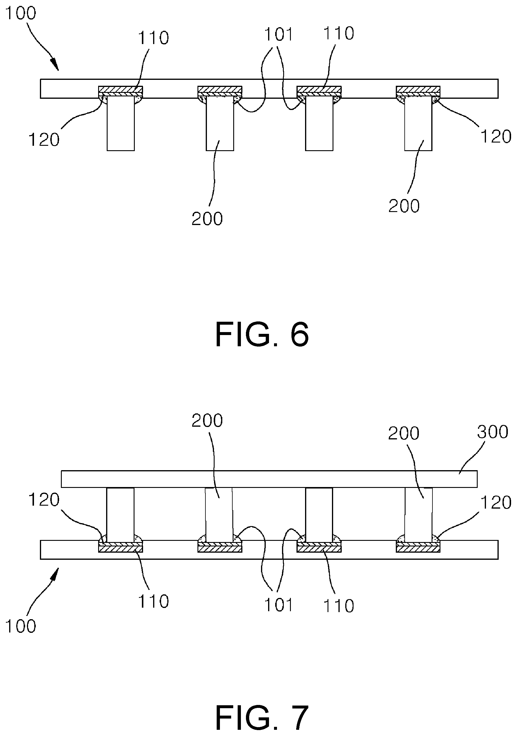 Patent US12610841 Figure 3 – Method of bonding column type deposits