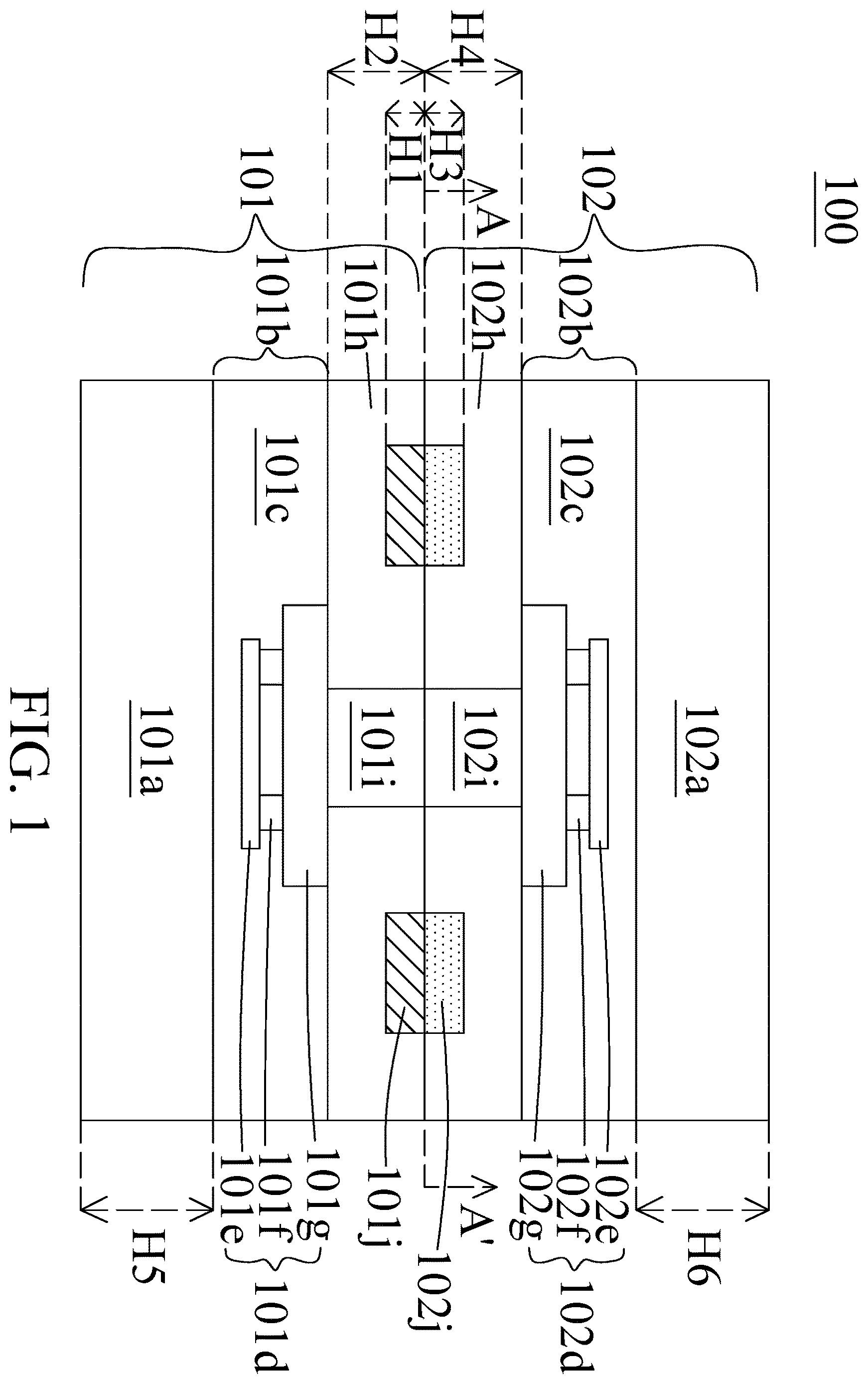 Patent US12610843 Figure 1 – Semiconductor structure having dummy conductive member and manufacturing method thereof