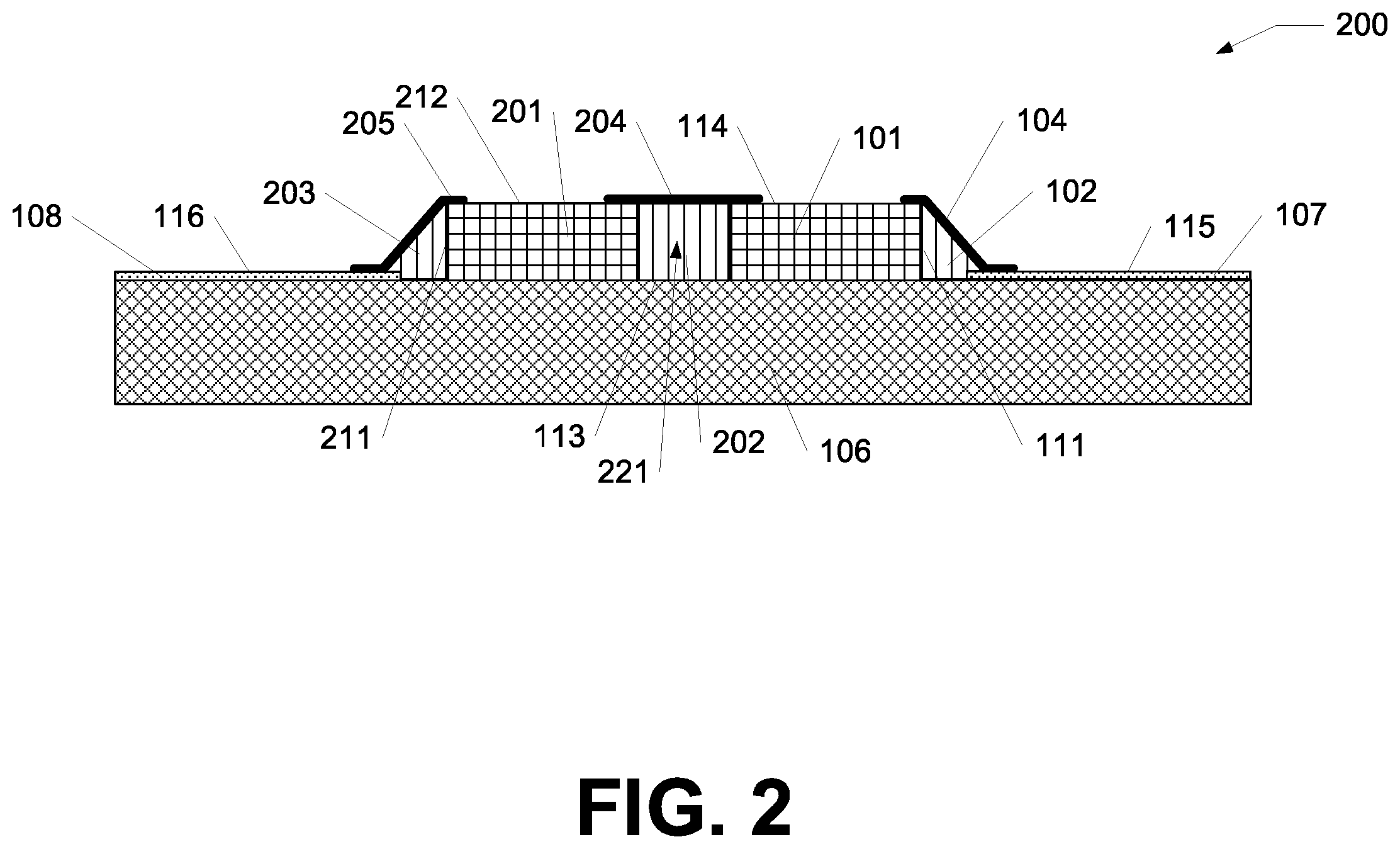 Patent US12610844 Figure 2 – Systems and methods for additive connections in integrated circuits