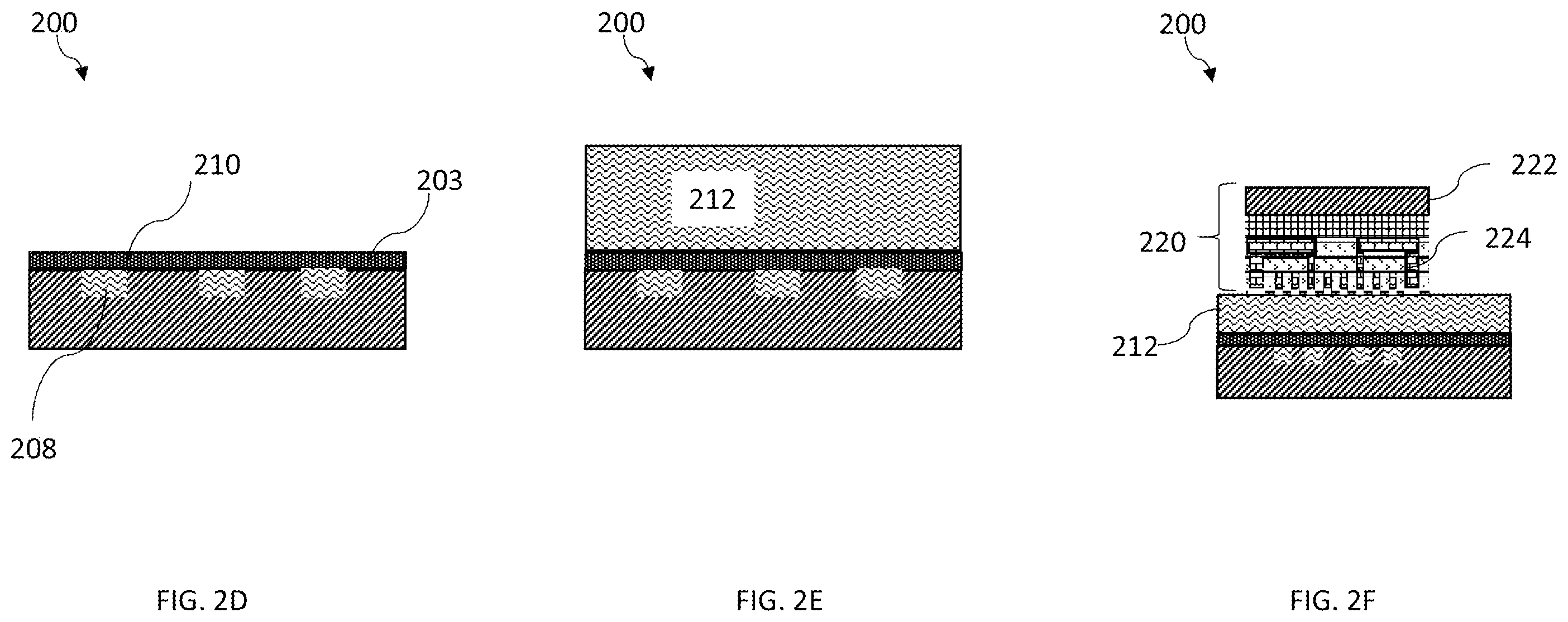 Patent US12610845 Figure 3 – Method for forming semiconductor packages using dielectric alignment marks and laser liftoff process