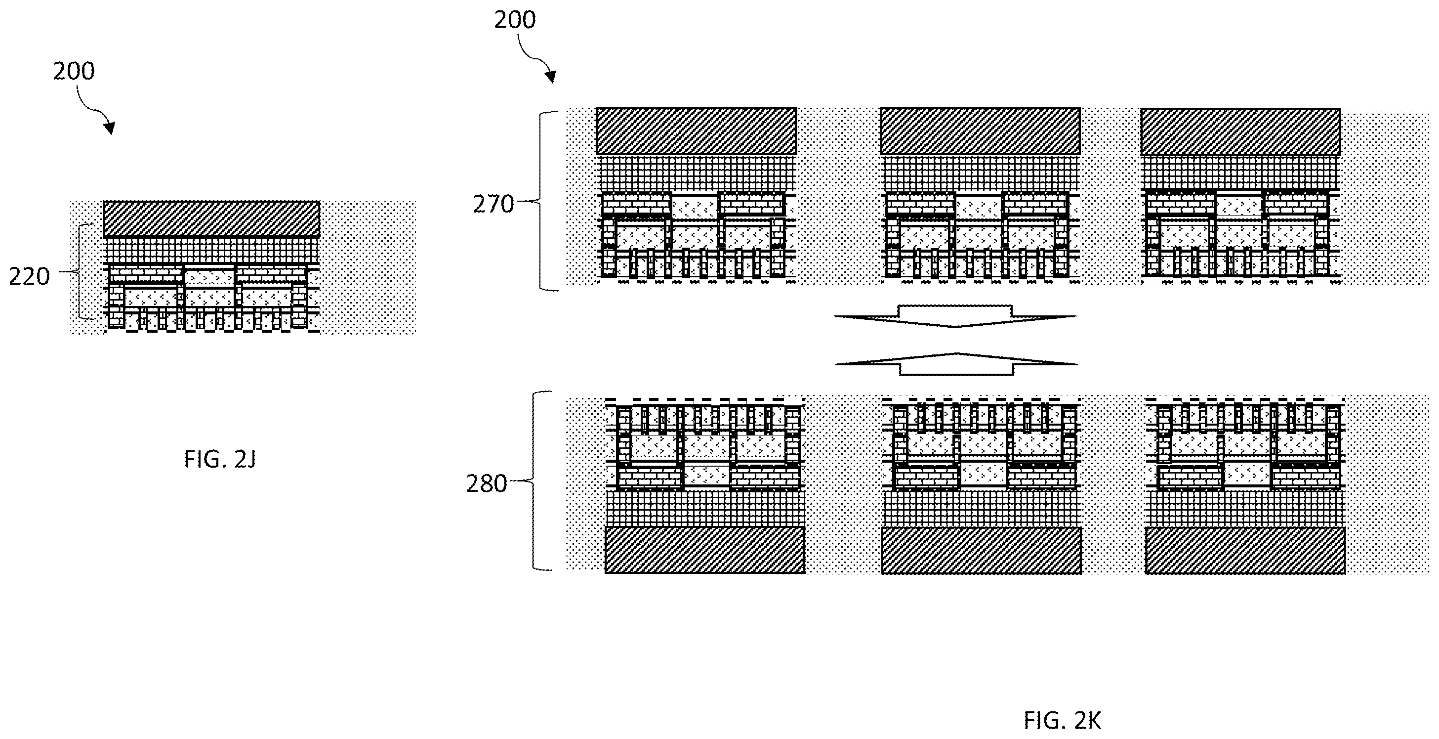 Patent US12610845 Figure 5 – Method for forming semiconductor packages using dielectric alignment marks and laser liftoff process