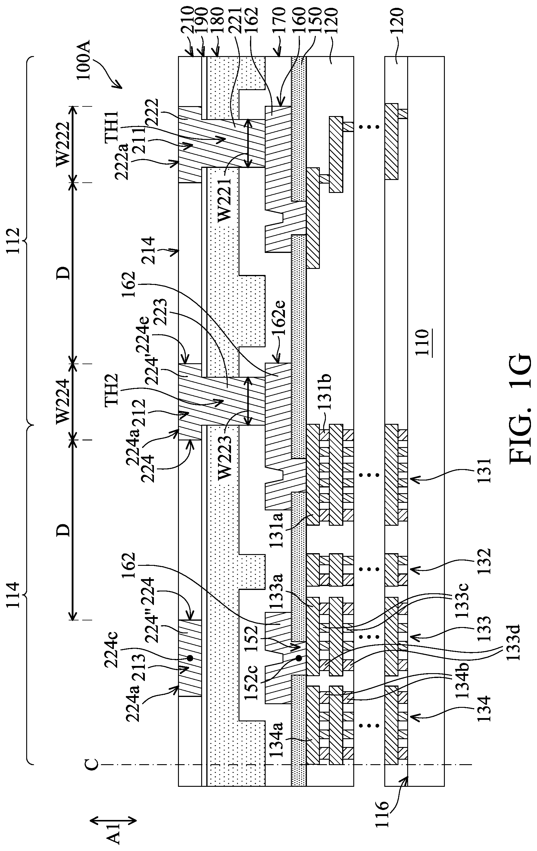 Patent US12610854 Figure 8 – Semiconductor device structure with bonding pad and method for forming the same