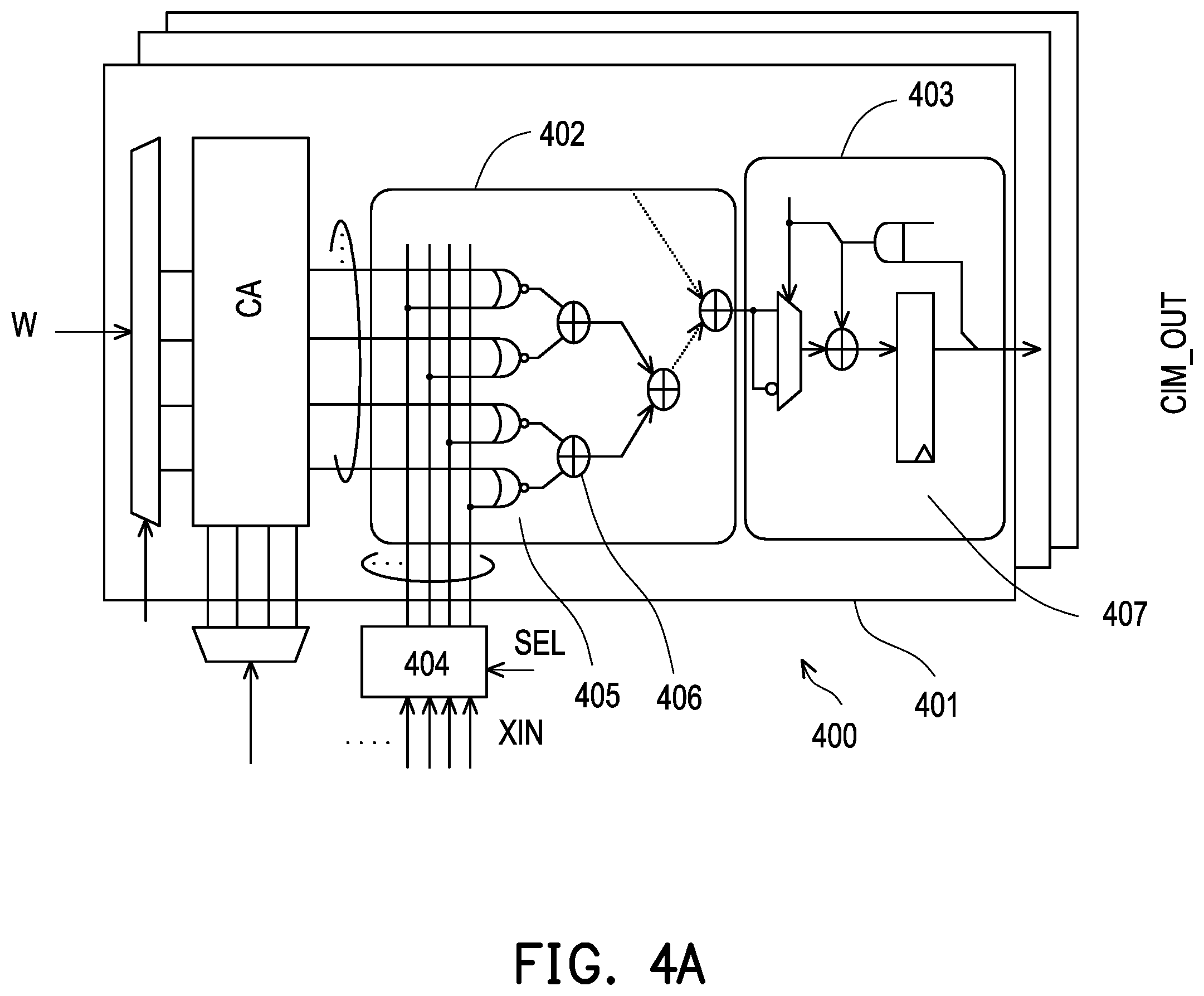 Patent US12610857 Figure 5 – In-memory computing circuit and fabrication method thereof