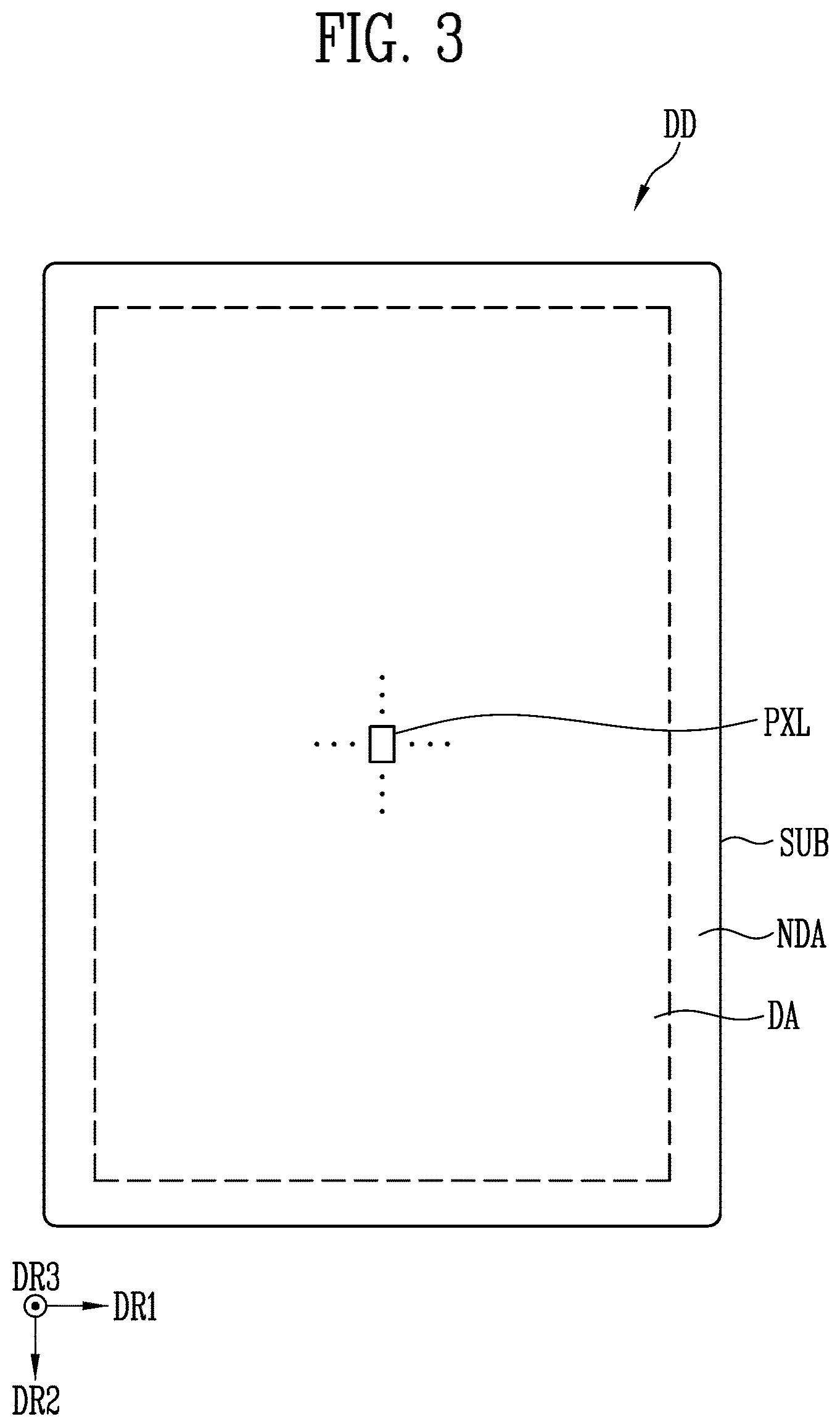 Patent US12610859 Figure 3 – Display device and manufacturing method thereof for reducing pixel defects