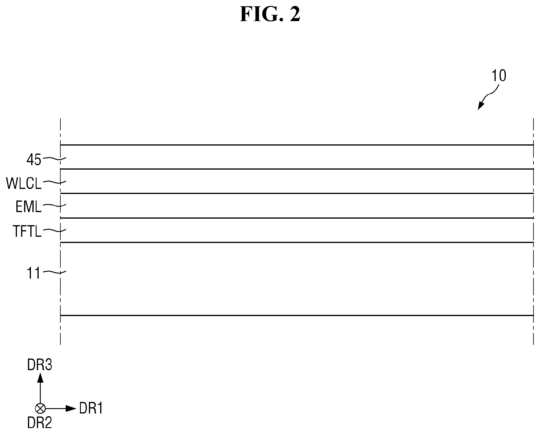 Patent US12610861 Figure 2 – Display device and method of manufacturing the same