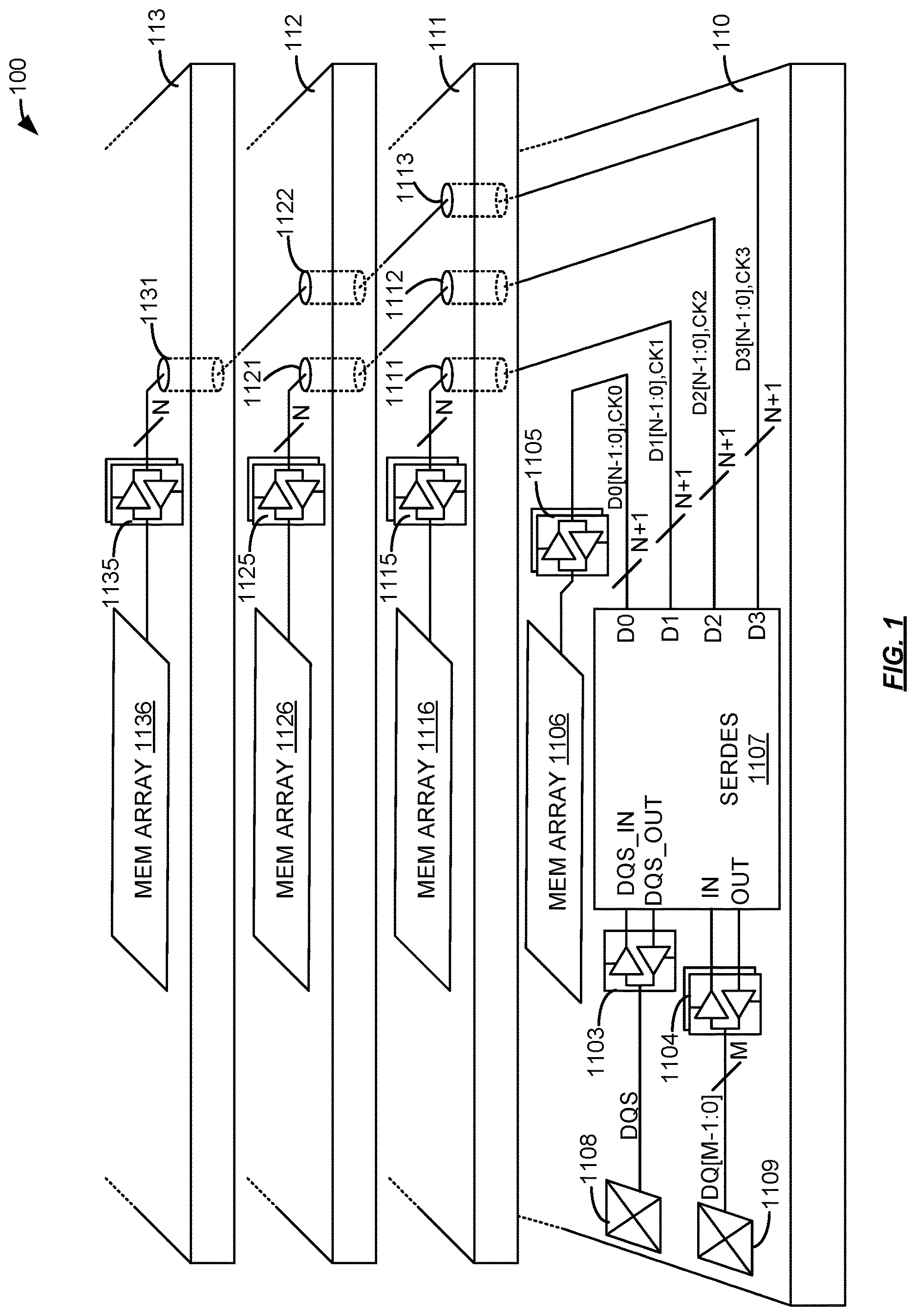 Patent US12610862 Figure 1 – Reliability for DRAM device stack