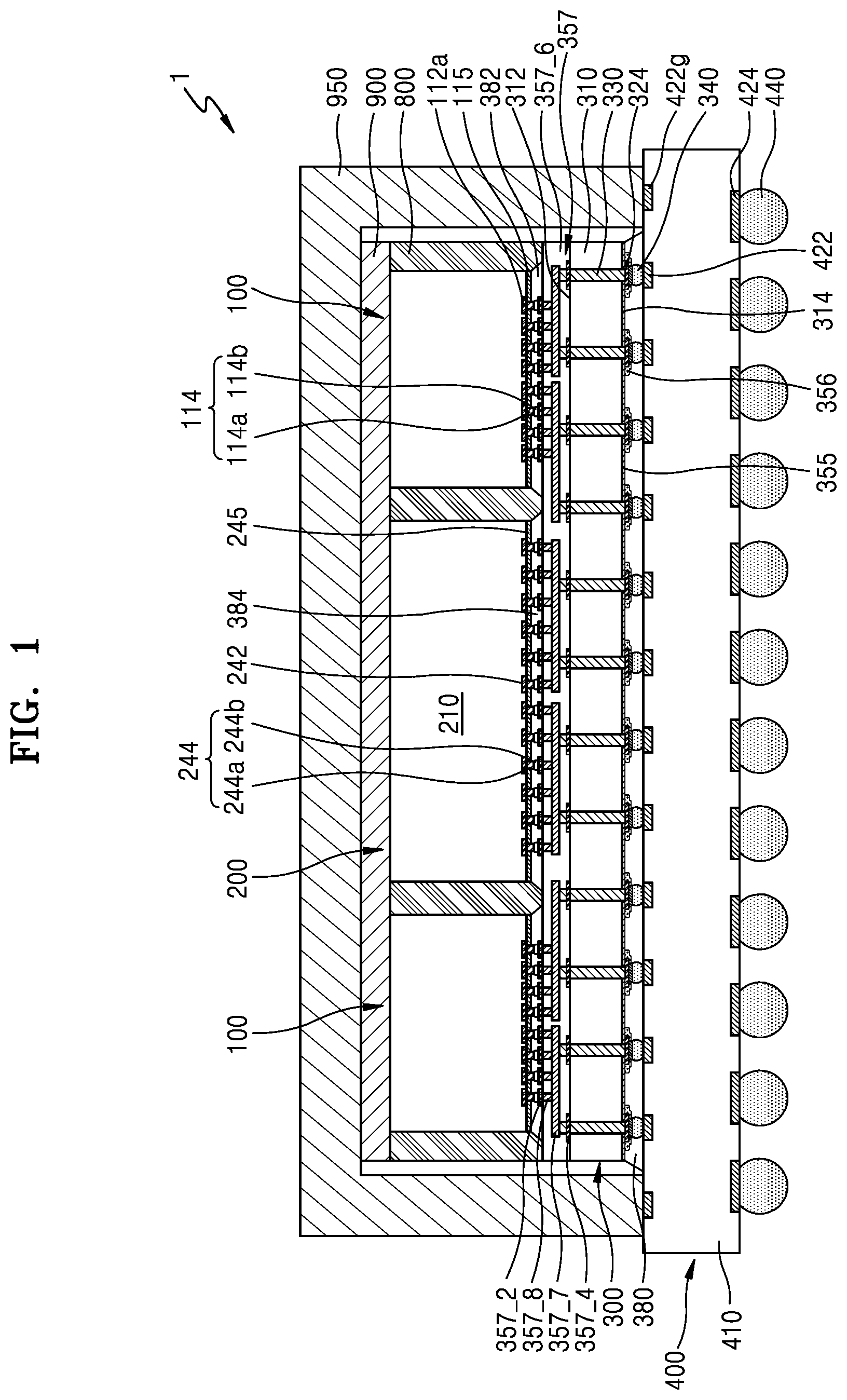 Patent US12610865 — Semiconductor device and semiconductor package — Figure 1
