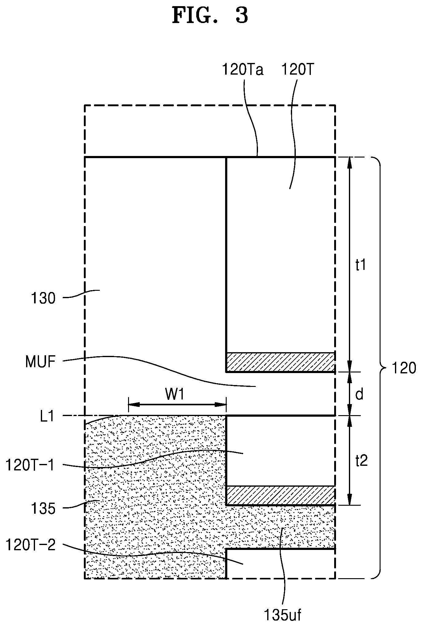 Patent US12610865 Figure 3 – Semiconductor device and semiconductor package