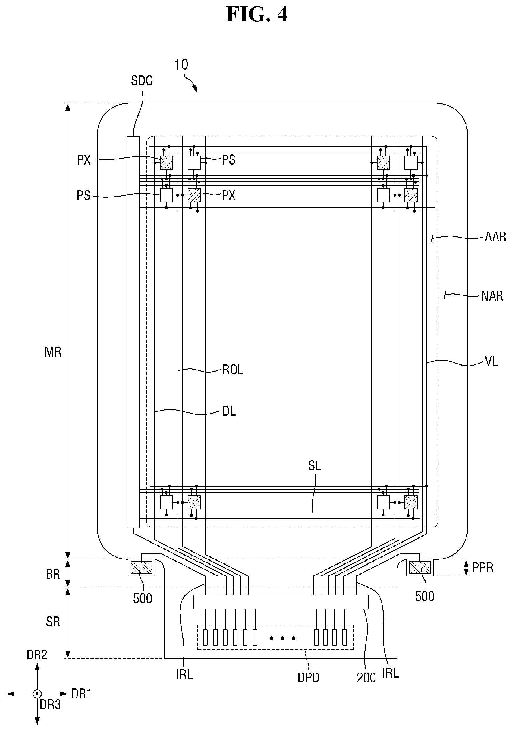 Patent US12610867 Figure 4 – Display device