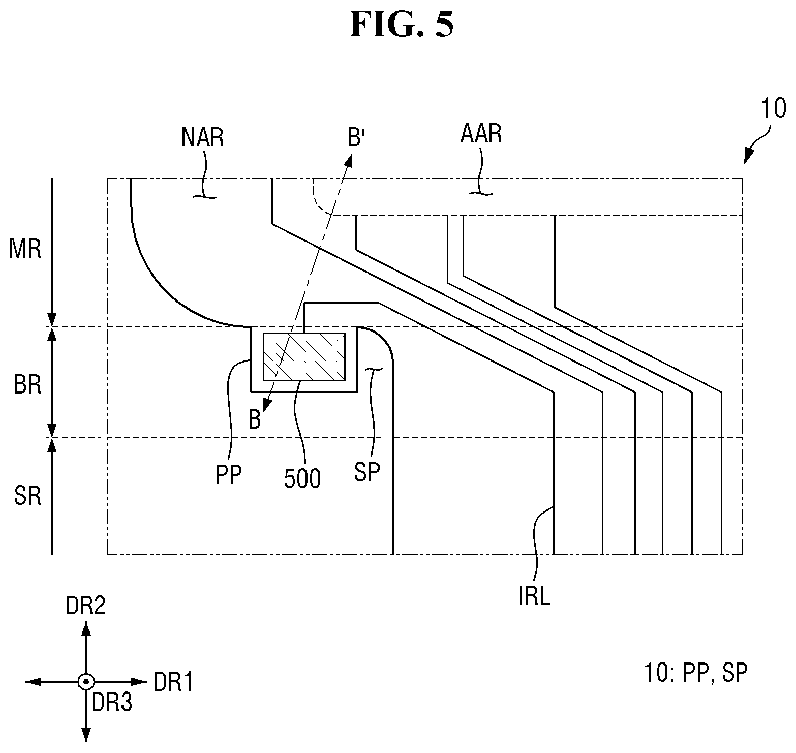 Patent US12610867 Figure 5 – Display device
