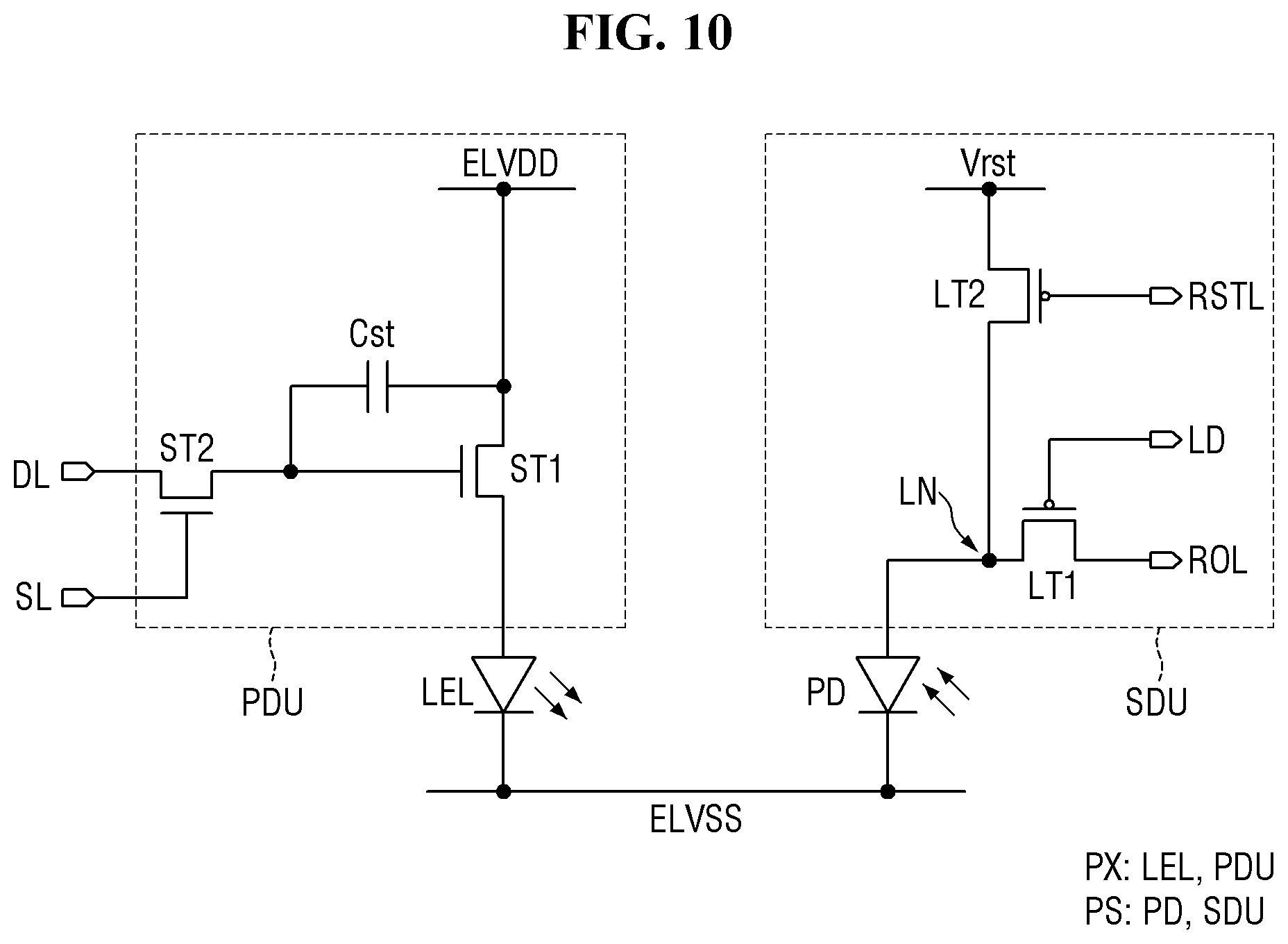 Patent US12610867 Figure 10 – Display device