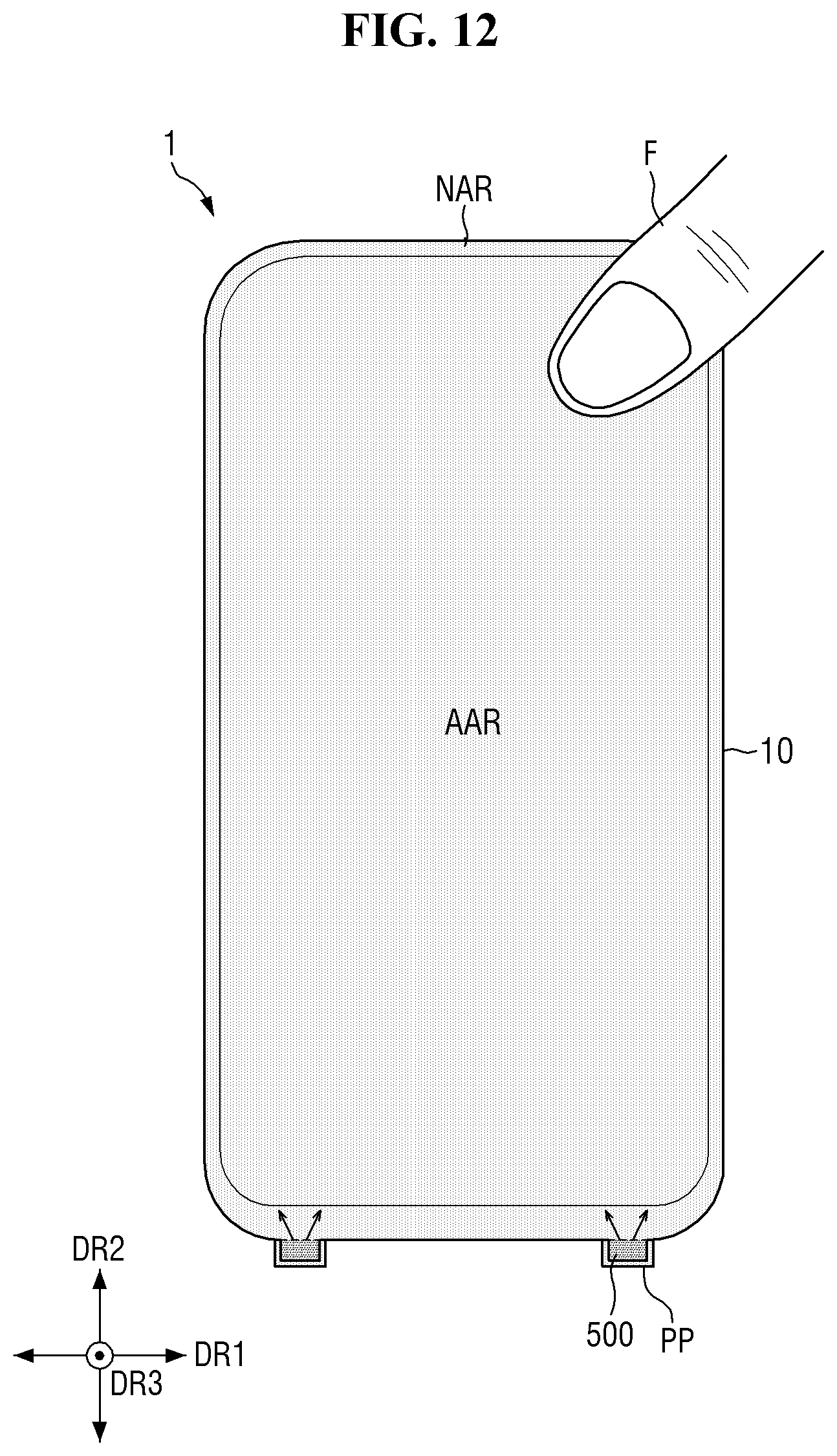 Patent US12610867 Figure 12 – Display device