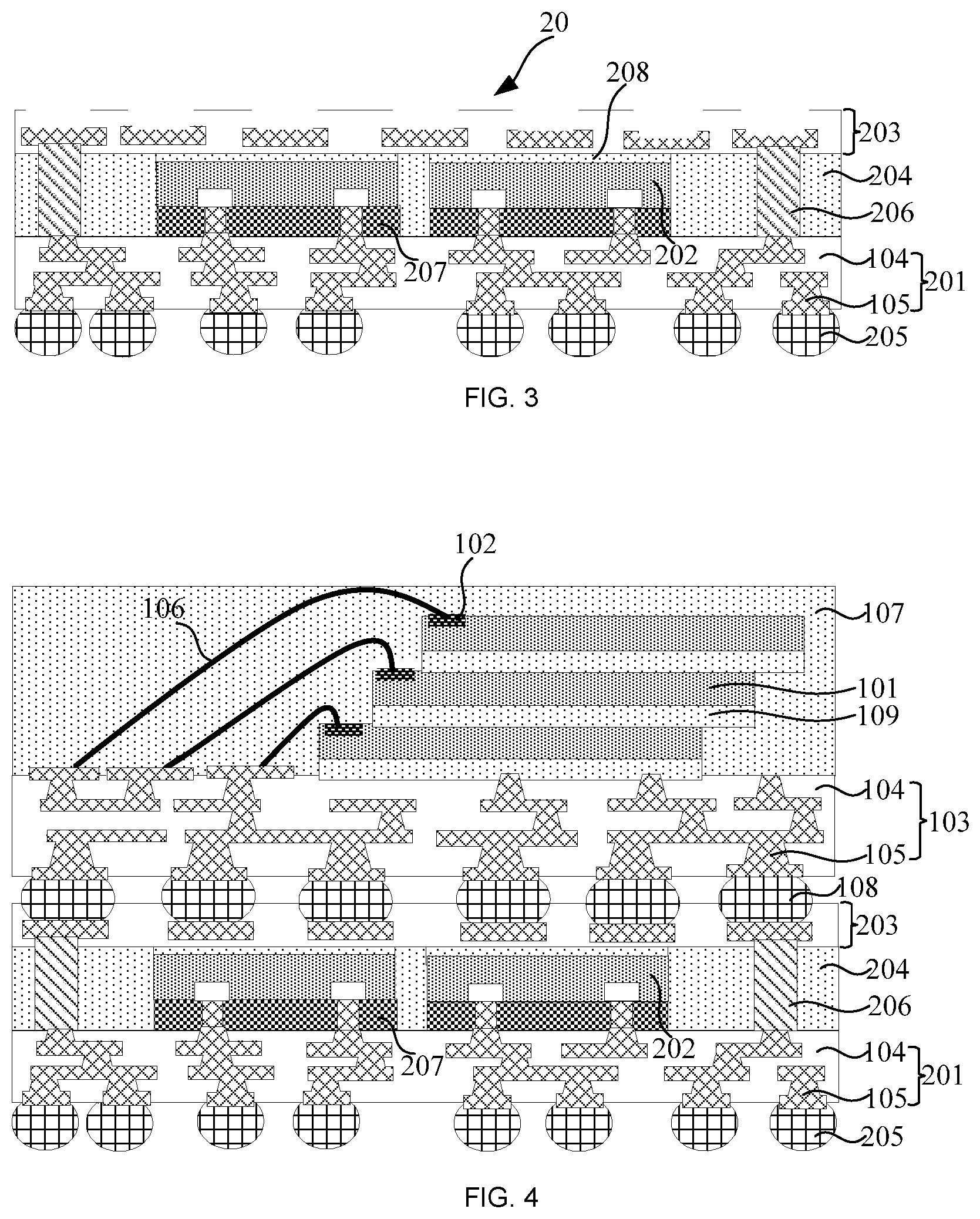 Patent US12610868 Figure 2 – Fan-out stacked semiconductor package structure and packaging method thereof