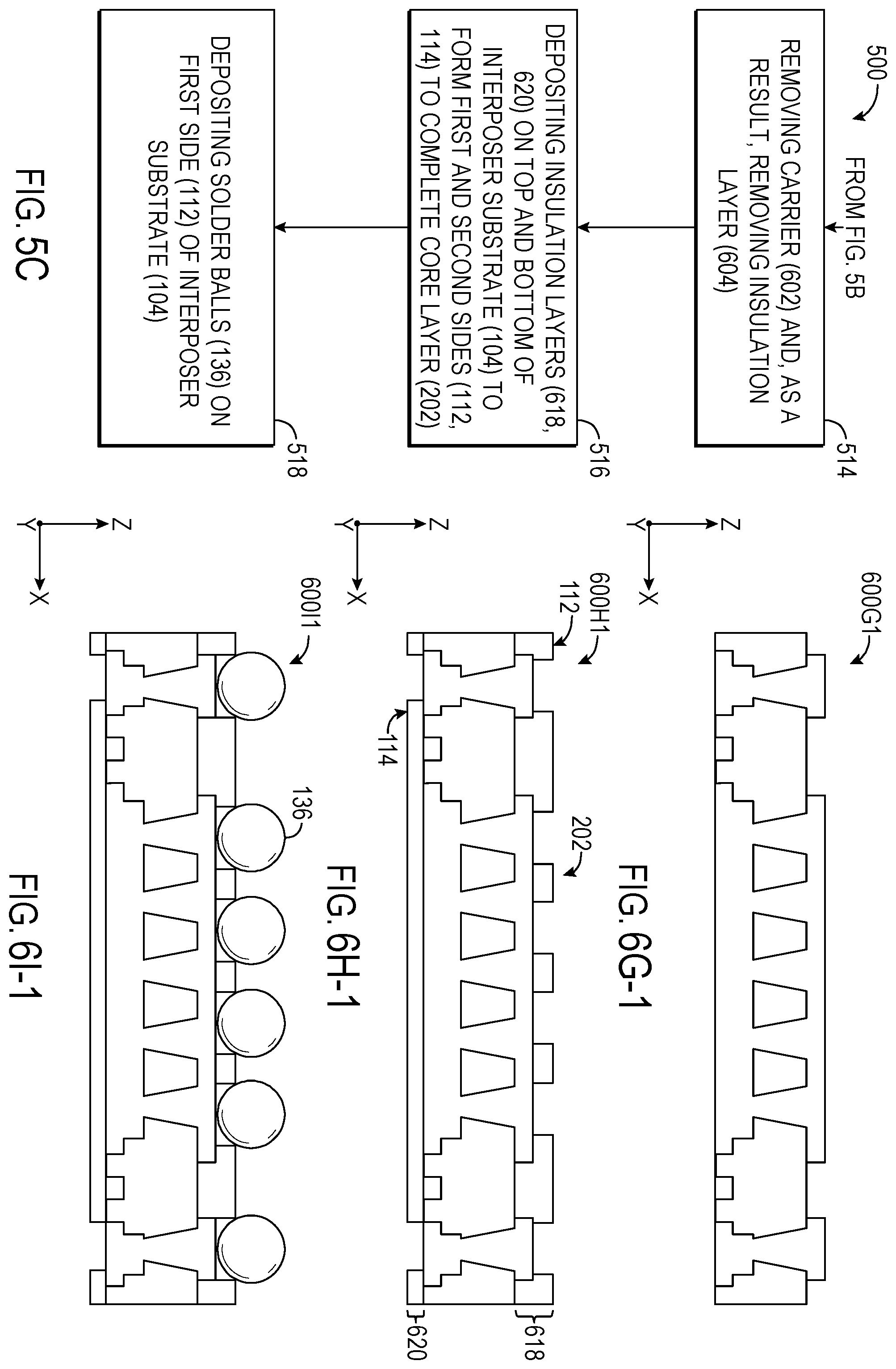 Patent US12610869 Figure 11 – Integrated circuit (IC) package employing a metal block with metal interconnects thermally coupling a die to an interposer substrate for dissipating thermal energy of the die, and related fabrication methods