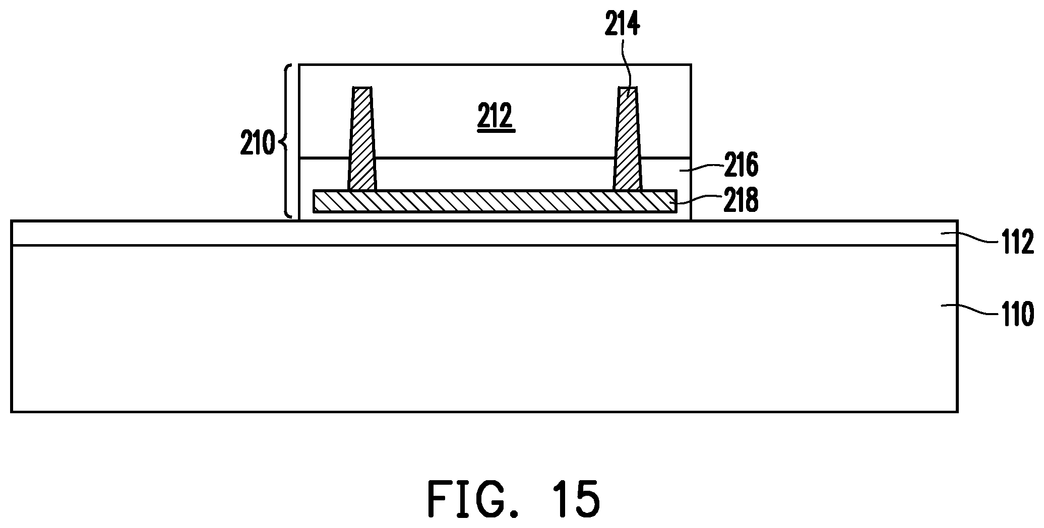 Patent US12610871 Figure 15 – Through-dielectric vias for direct connection and method forming same