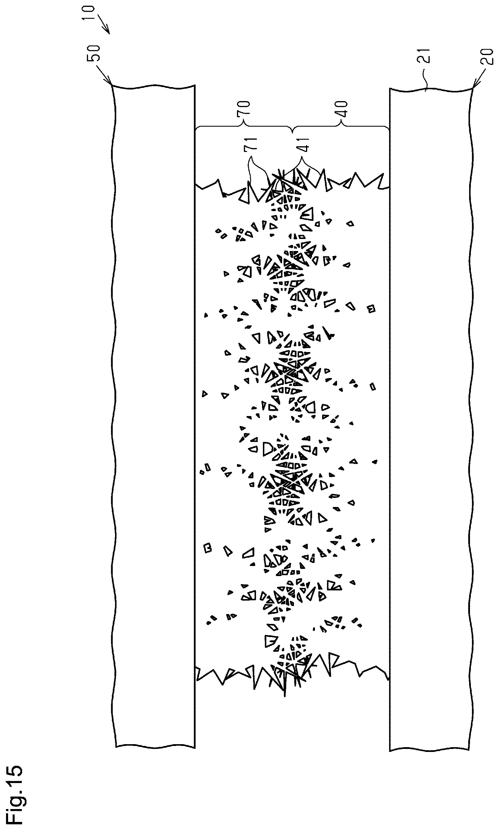 Patent US12610874 Figure 13 – Connection structural body with Cu—Cu bonding and roughened surface deposits