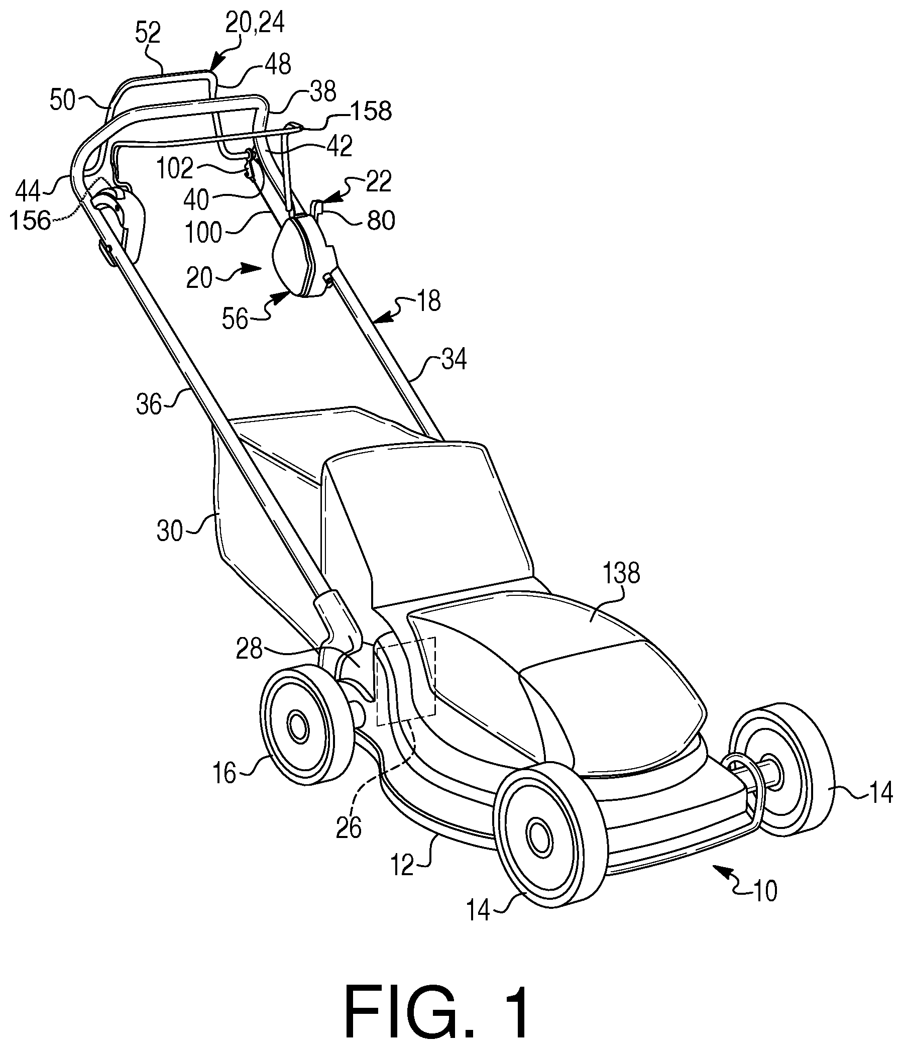 Patent US12610883 — Speed control system, self-propelled machine including same, and method for controlling travel speed of self-propelled machine — Figure 1