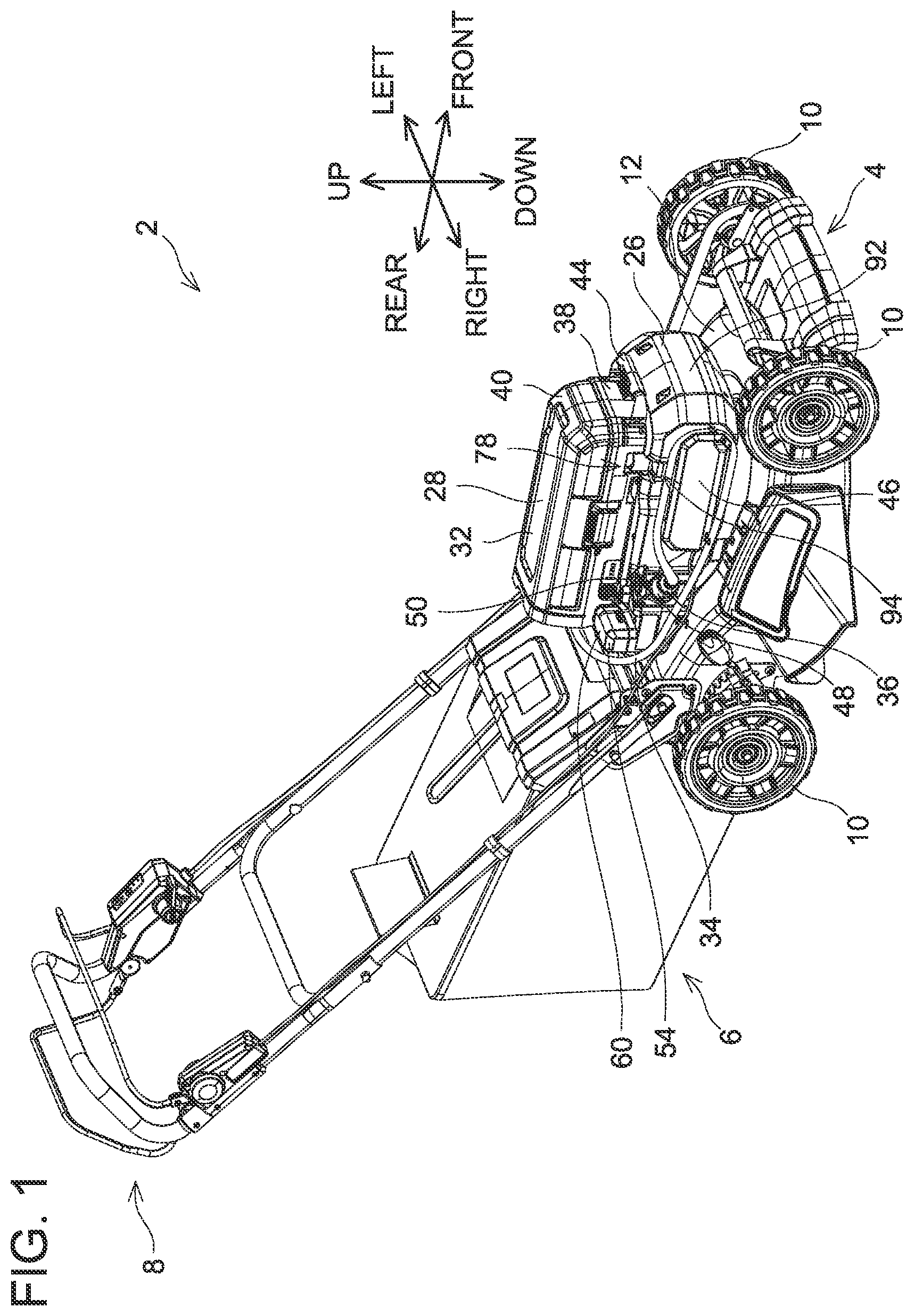 Patent US12610885 Figure 1 – Working machine