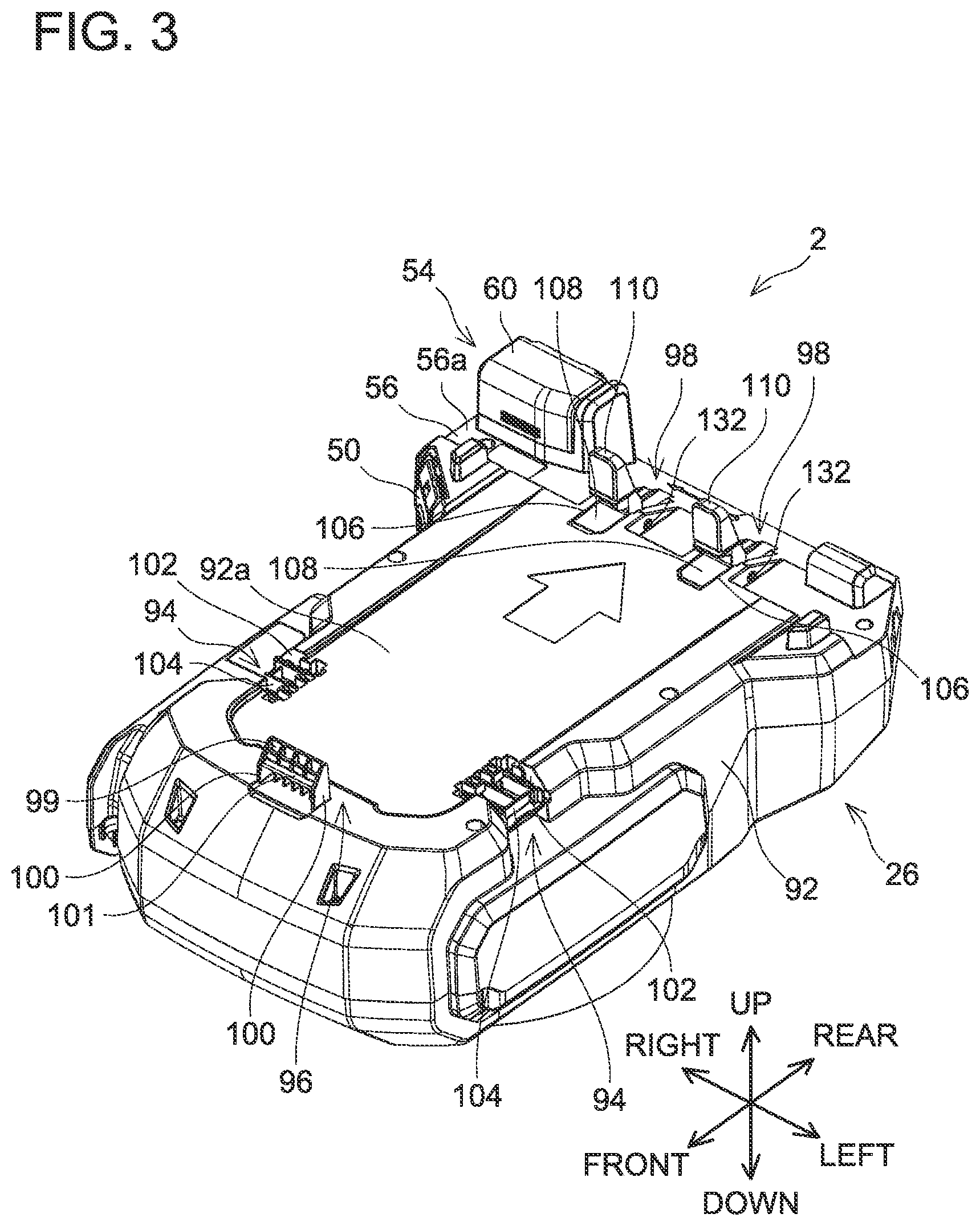 Patent US12610885 Figure 3 – Working machine