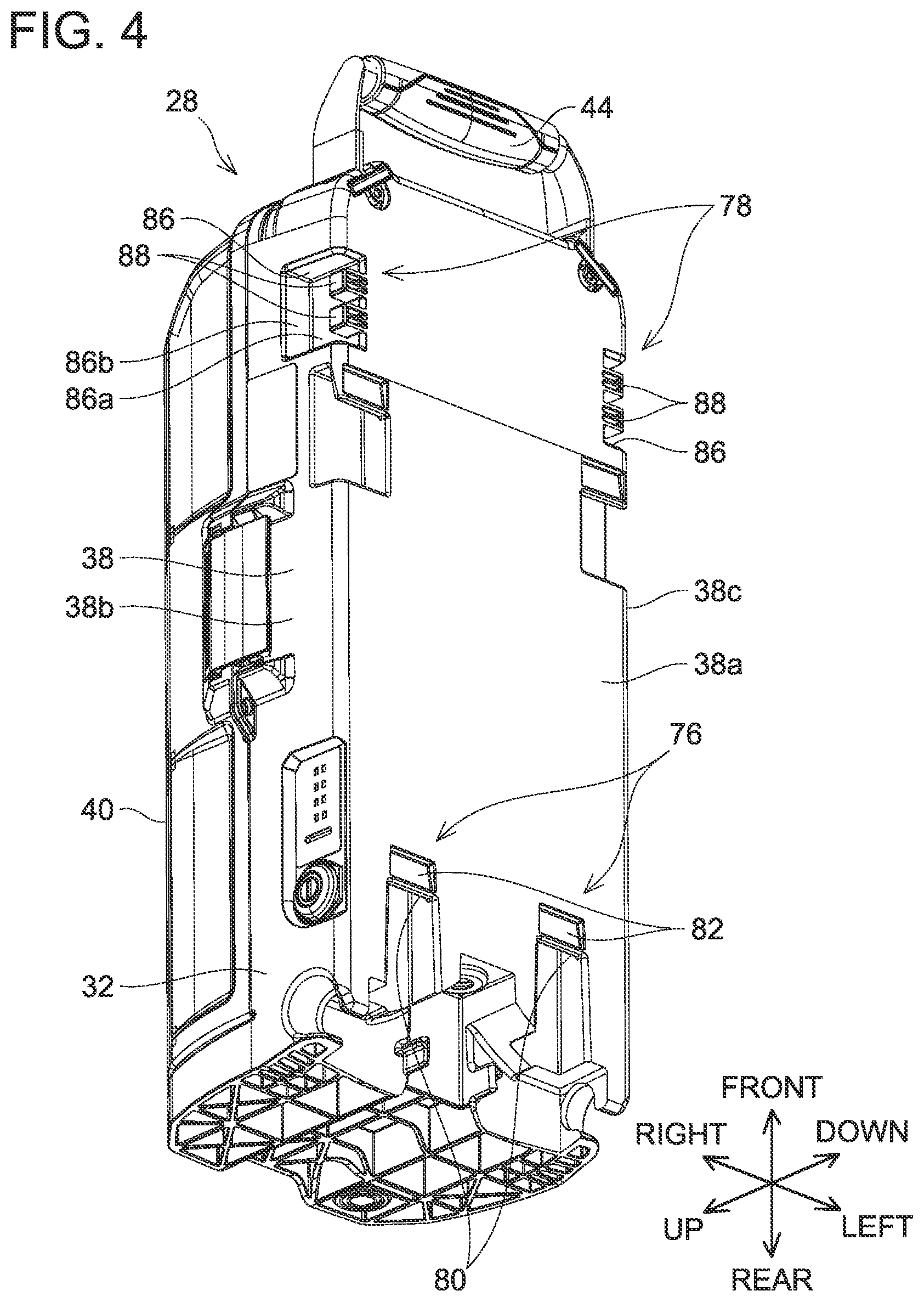 Patent US12610885 Figure 4 – Working machine