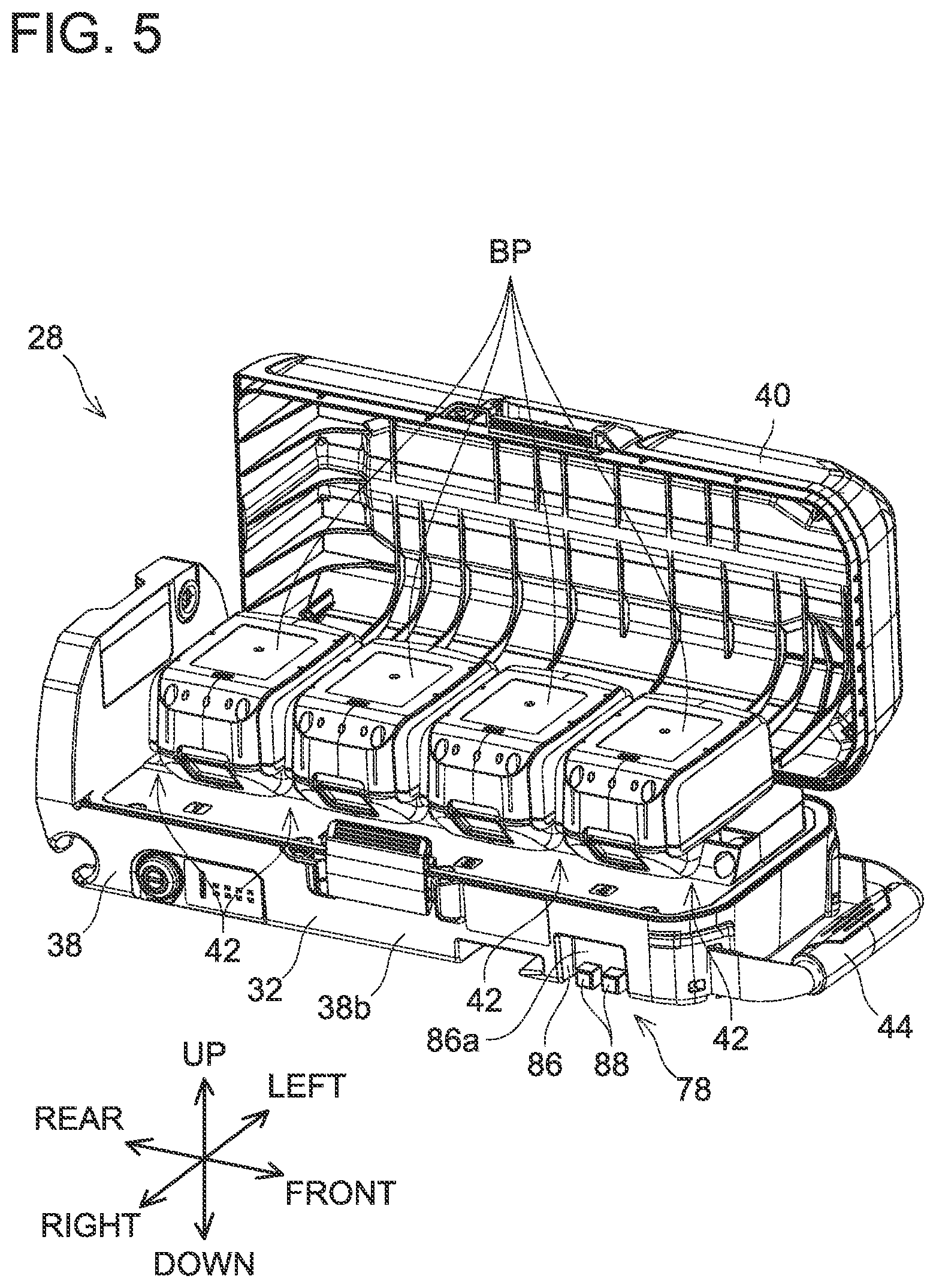 Patent US12610885 Figure 5 – Working machine