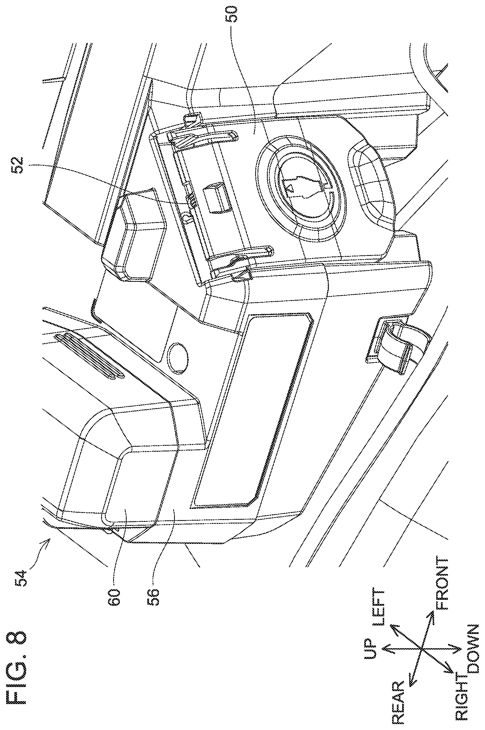 Patent US12610885 Figure 8 – Working machine